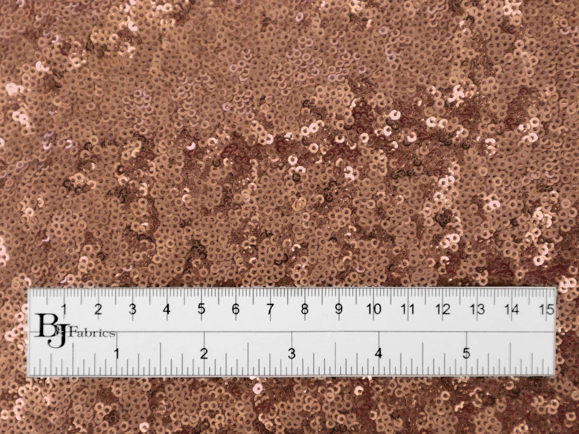 Stretch Sequins in Rose Gold