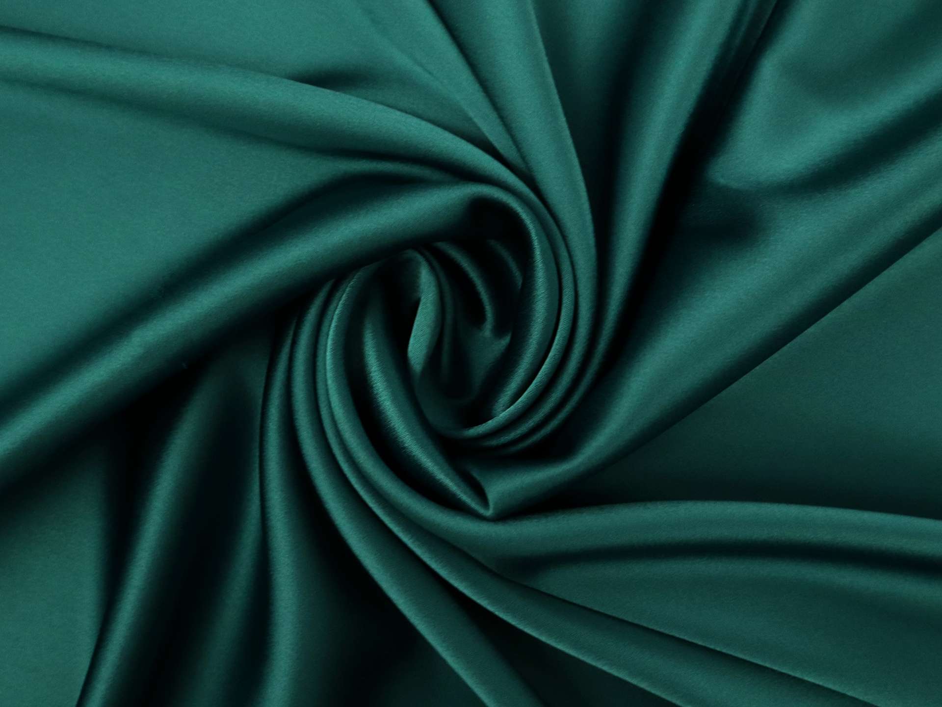 Triacetate Blend Double Face Stretch Charmeuse in Teal