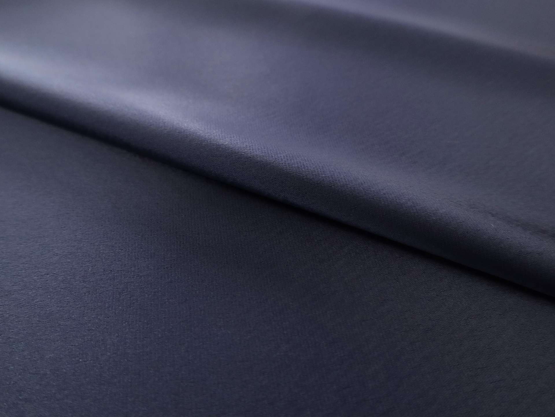 Triacetate Blend Charmeuse in Navy