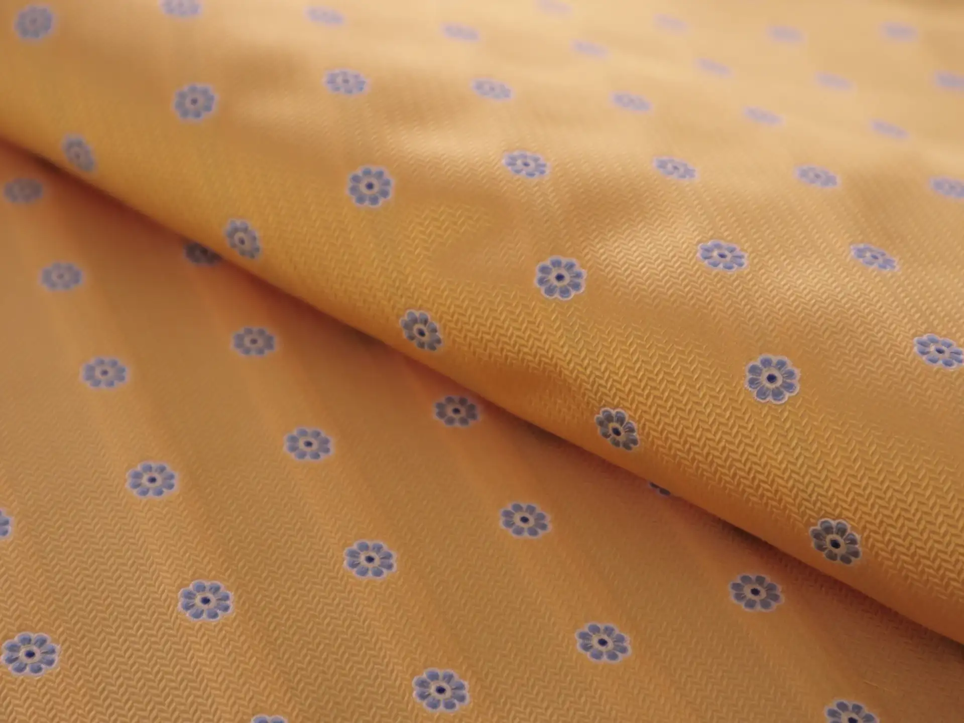 Silk Jacquard with Floral Pattern