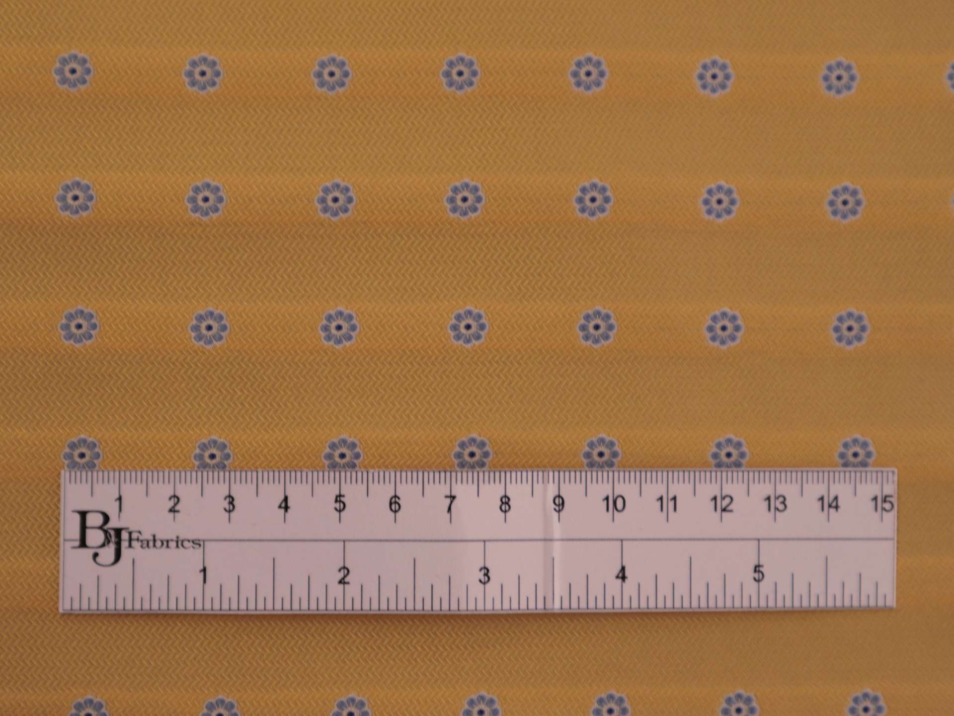 Silk Jacquard with Floral Pattern