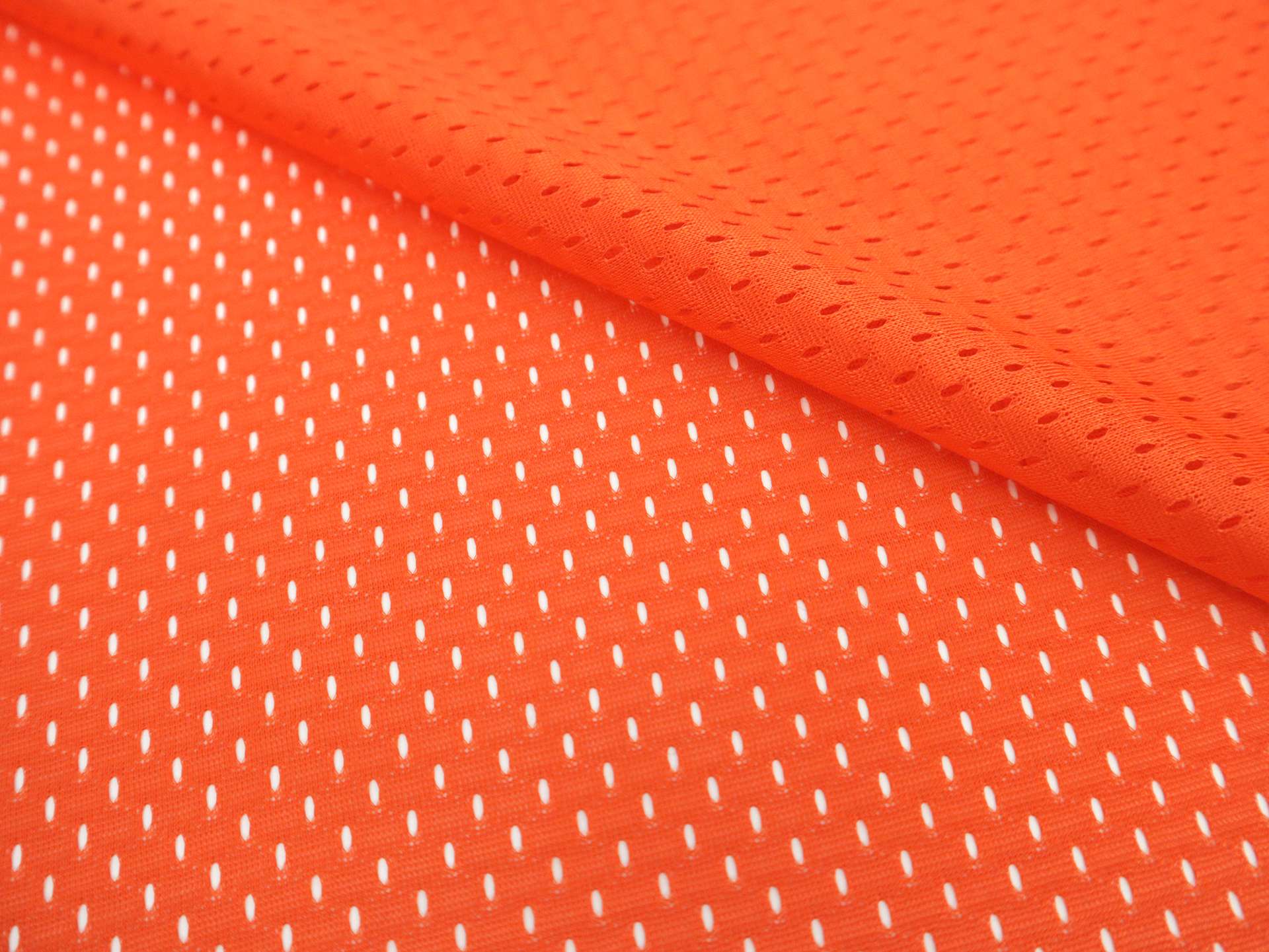 Polyester Athletic Mesh in Orange