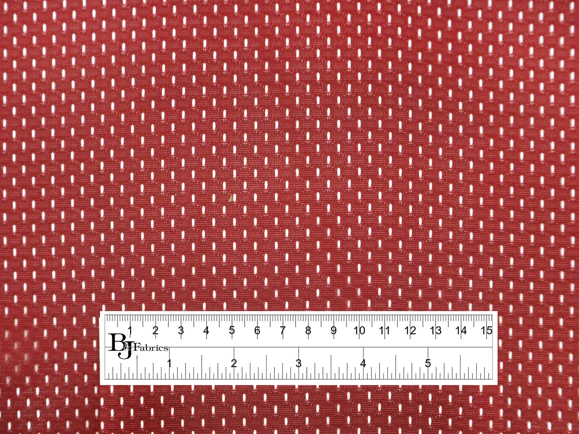 Polyester Athletic Mesh in Cardinal