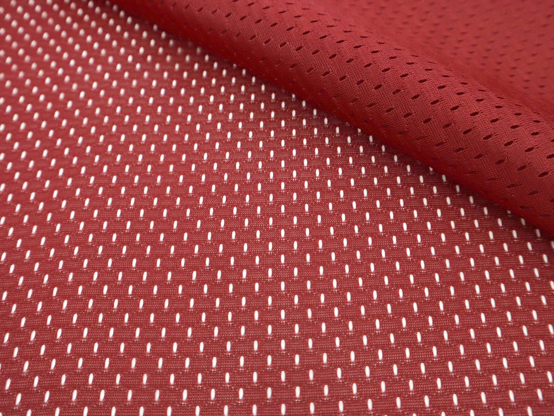 Polyester Athletic Mesh in Cardinal