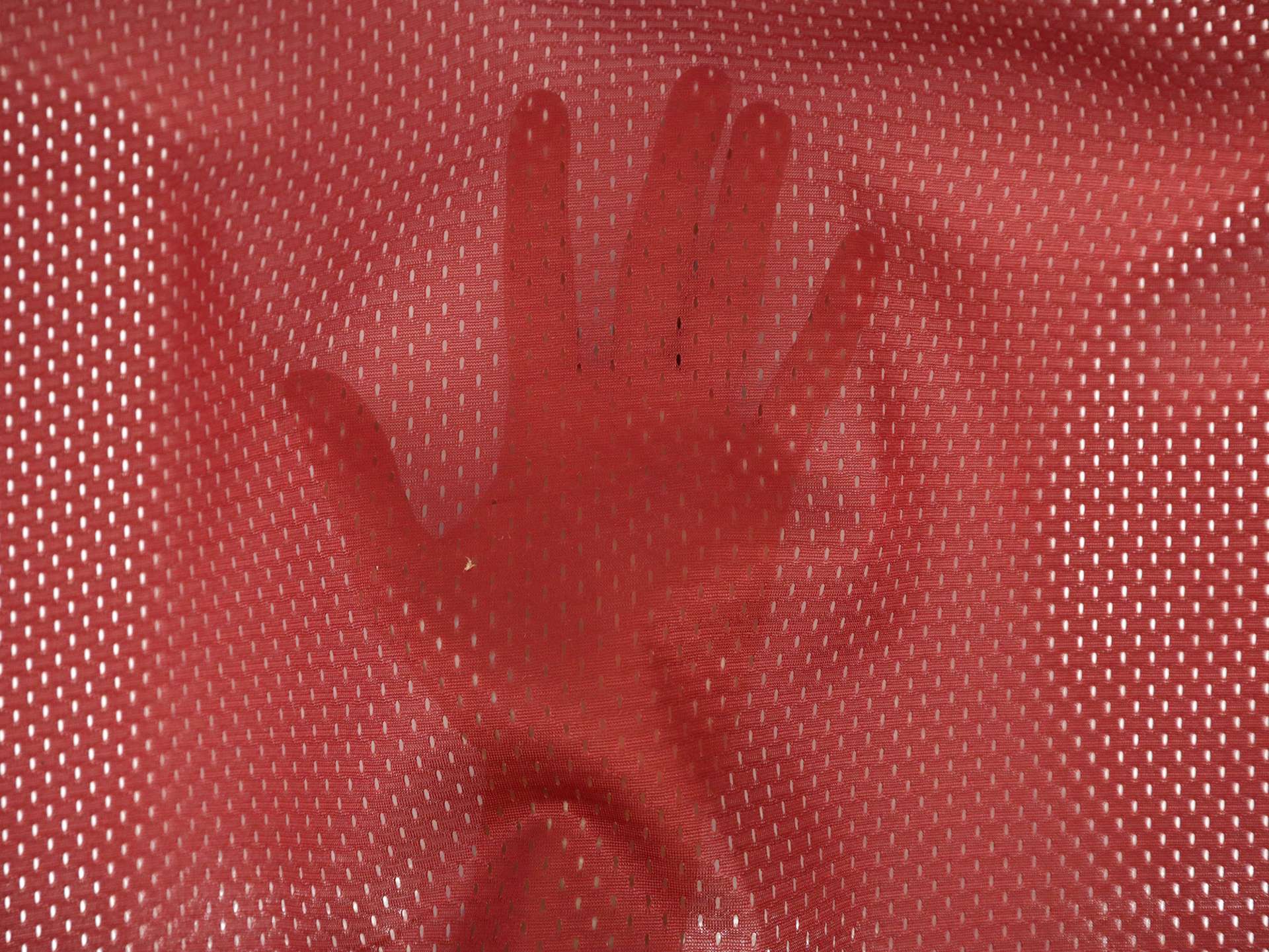 Polyester Athletic Mesh in Cardinal
