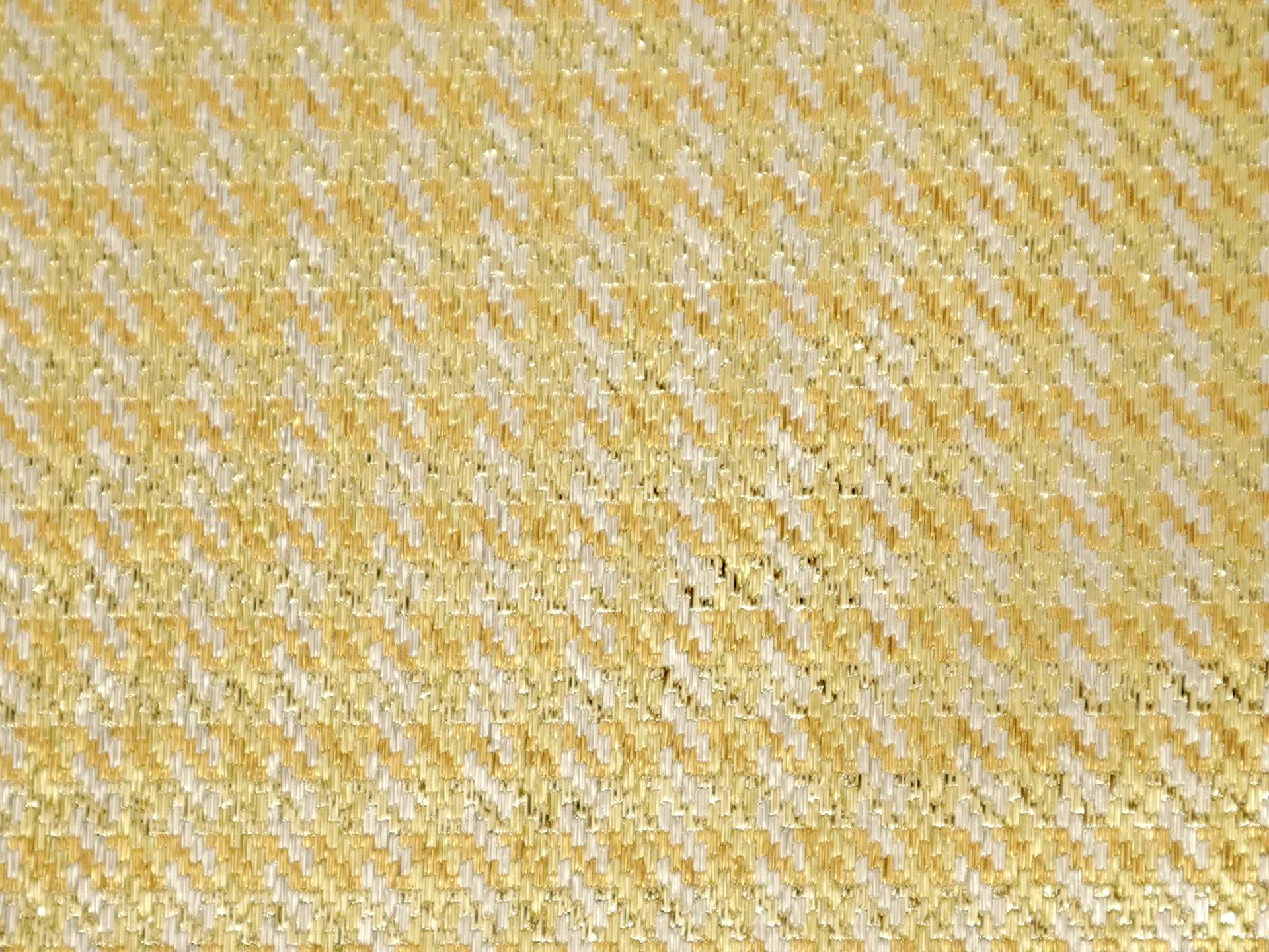 Polyester Metallic Raffia with Diagonal Stripe