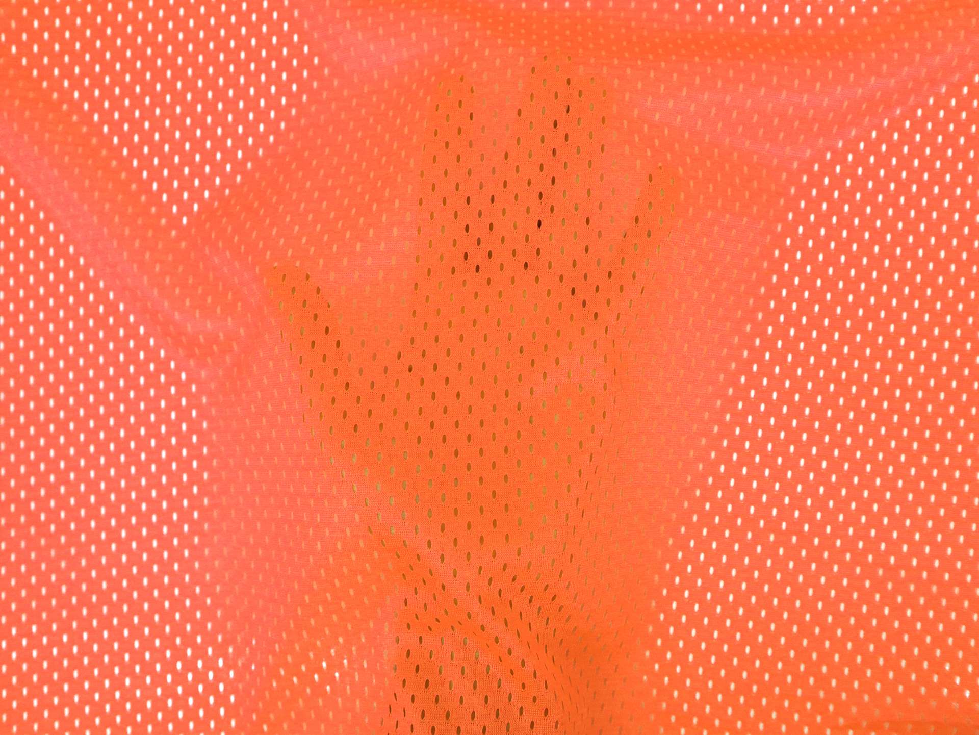 Polyester Athletic Mesh in Orange