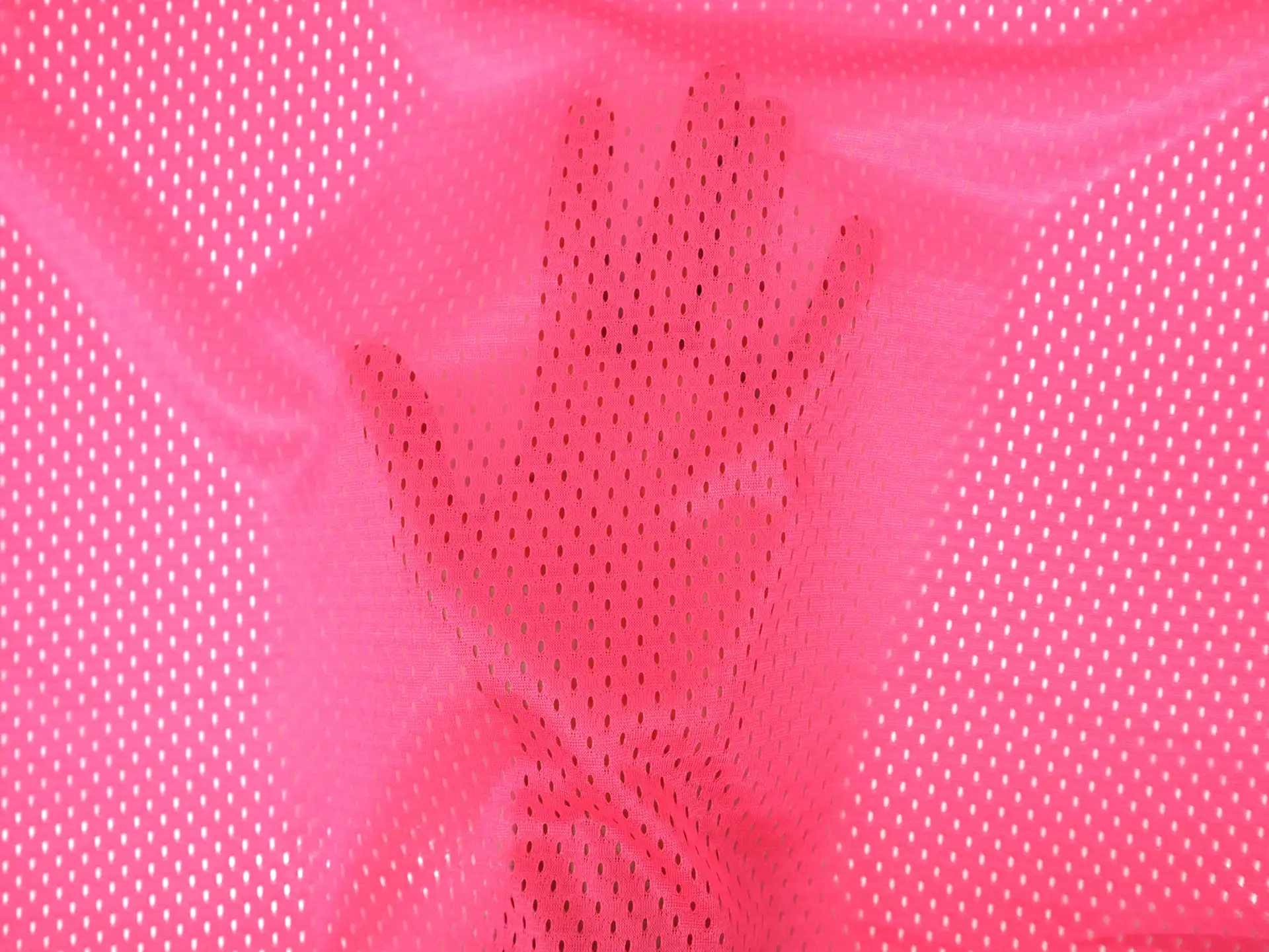 Polyester Athletic Mesh in Fuchsia