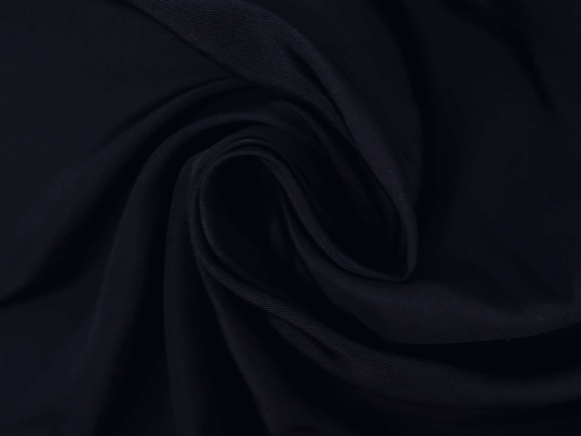 Italian Silk Gros de Londres in Midnight Navy