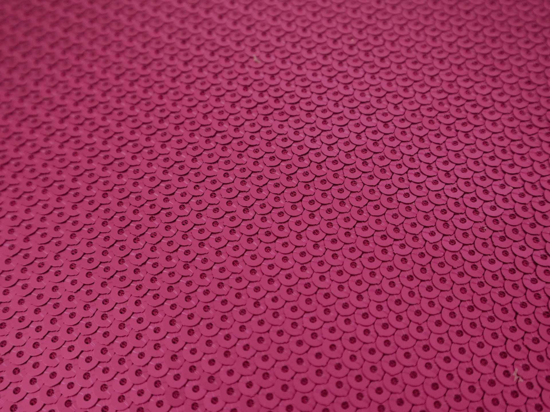 Fish Scale Sequins on Tulle in Fuchsia