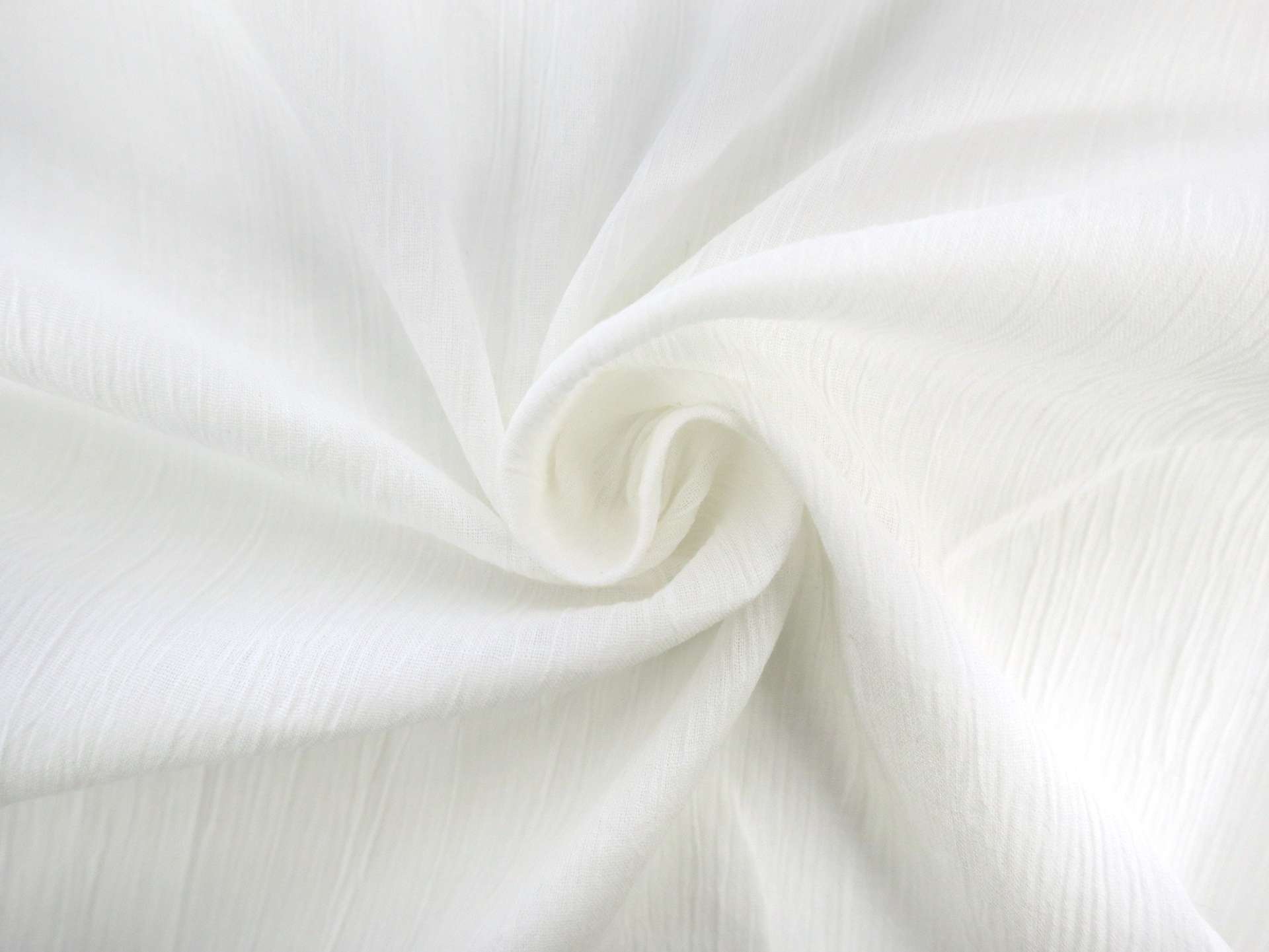 Japanese Cotton Crinkle Gauze in White