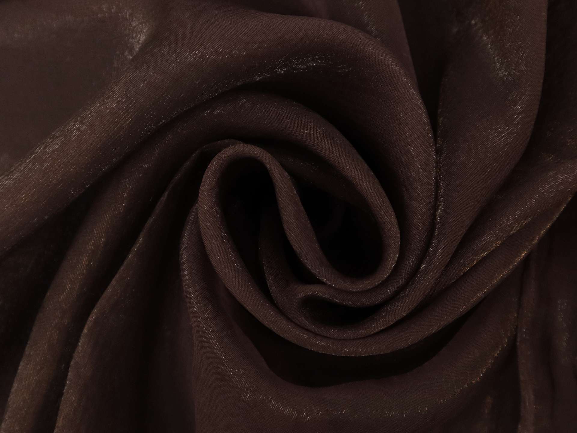 Silk and Nylon Chiffon in Cocoa
