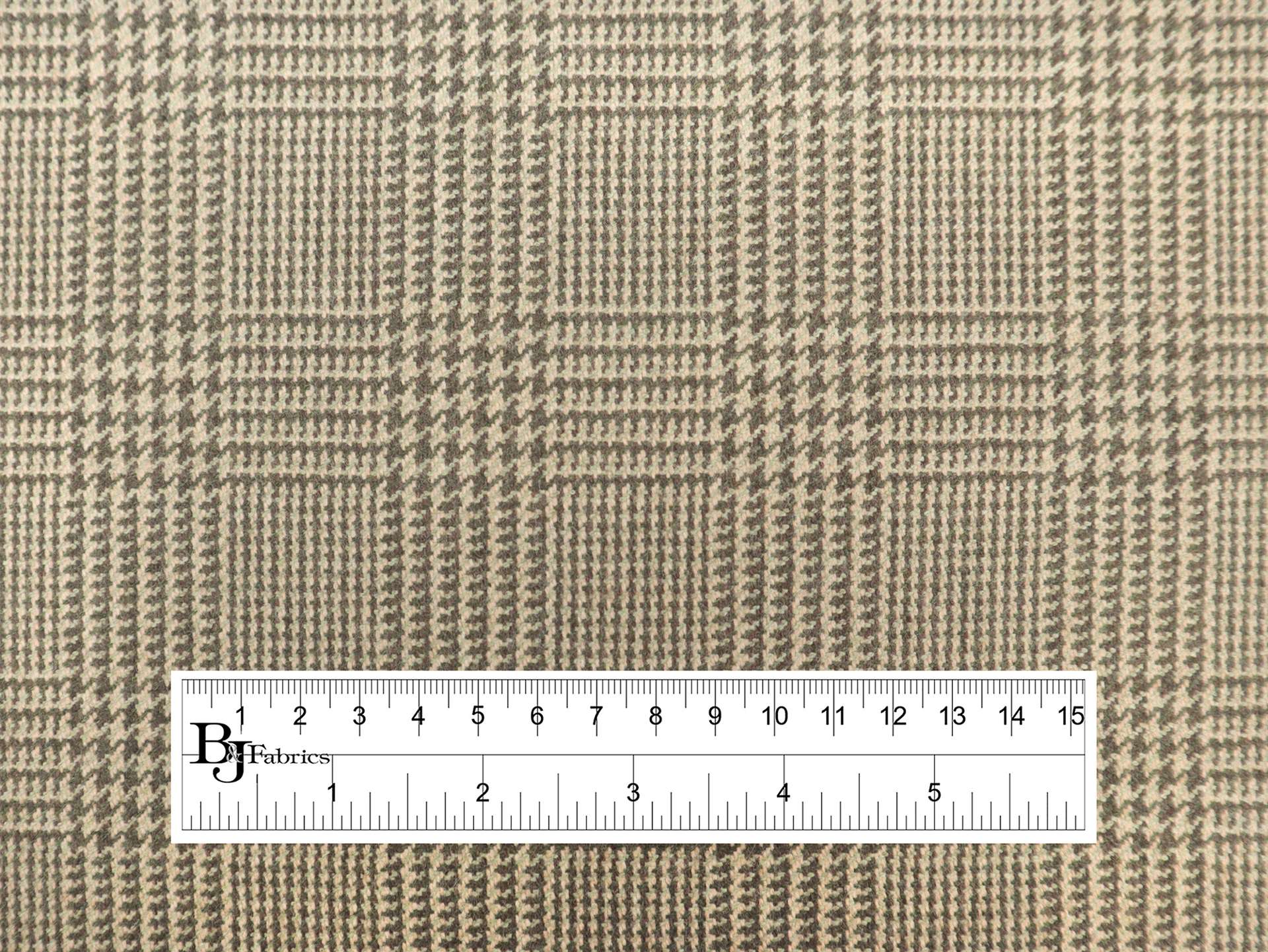 Wool Glen Check Suiting in Hunter's Green