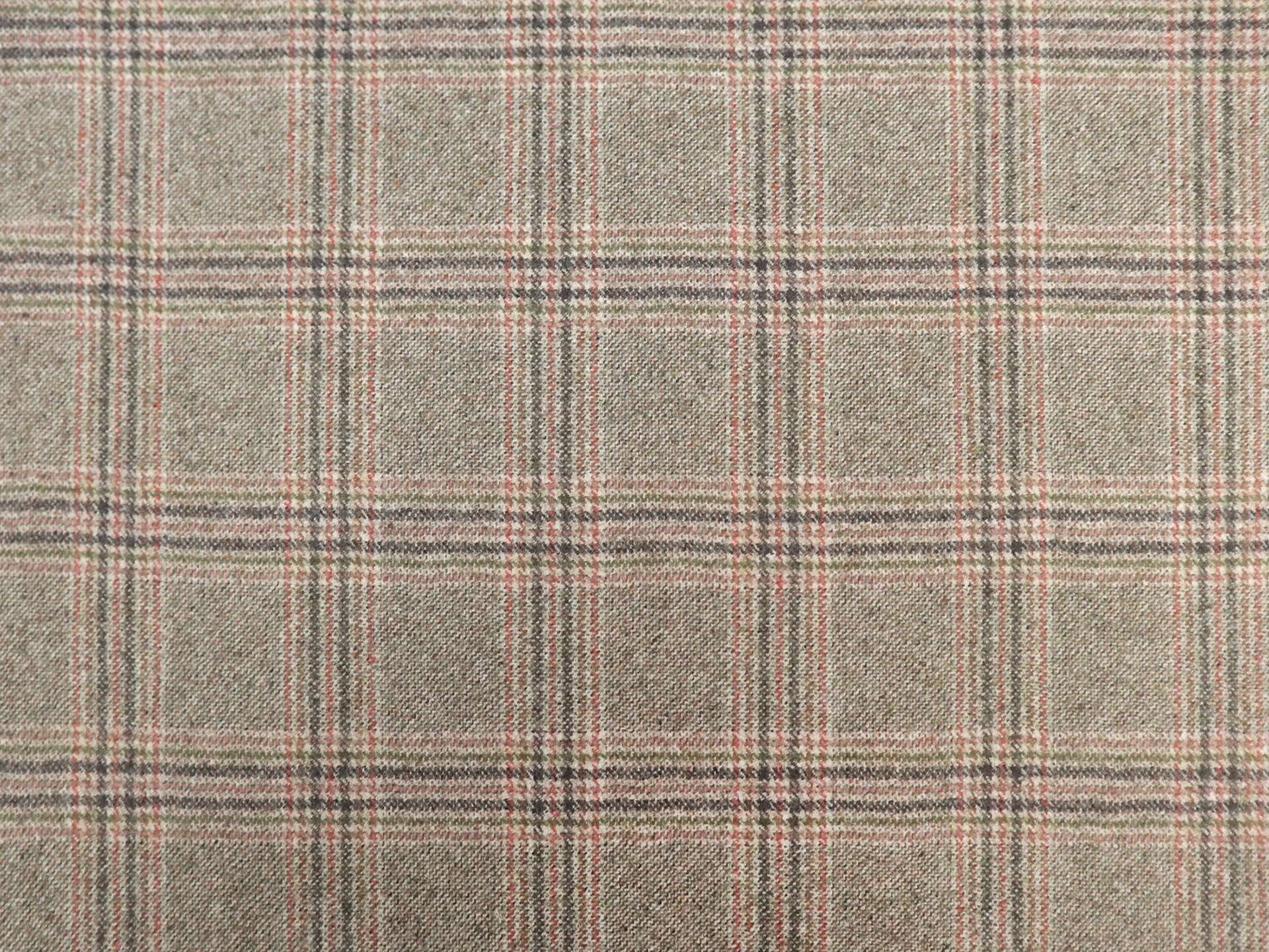 Zegna Cashmere Plaid Suiting in Waterfowl Brown