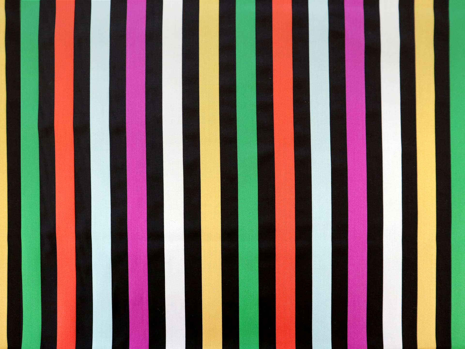 Cotton Satin Stripe in Multi