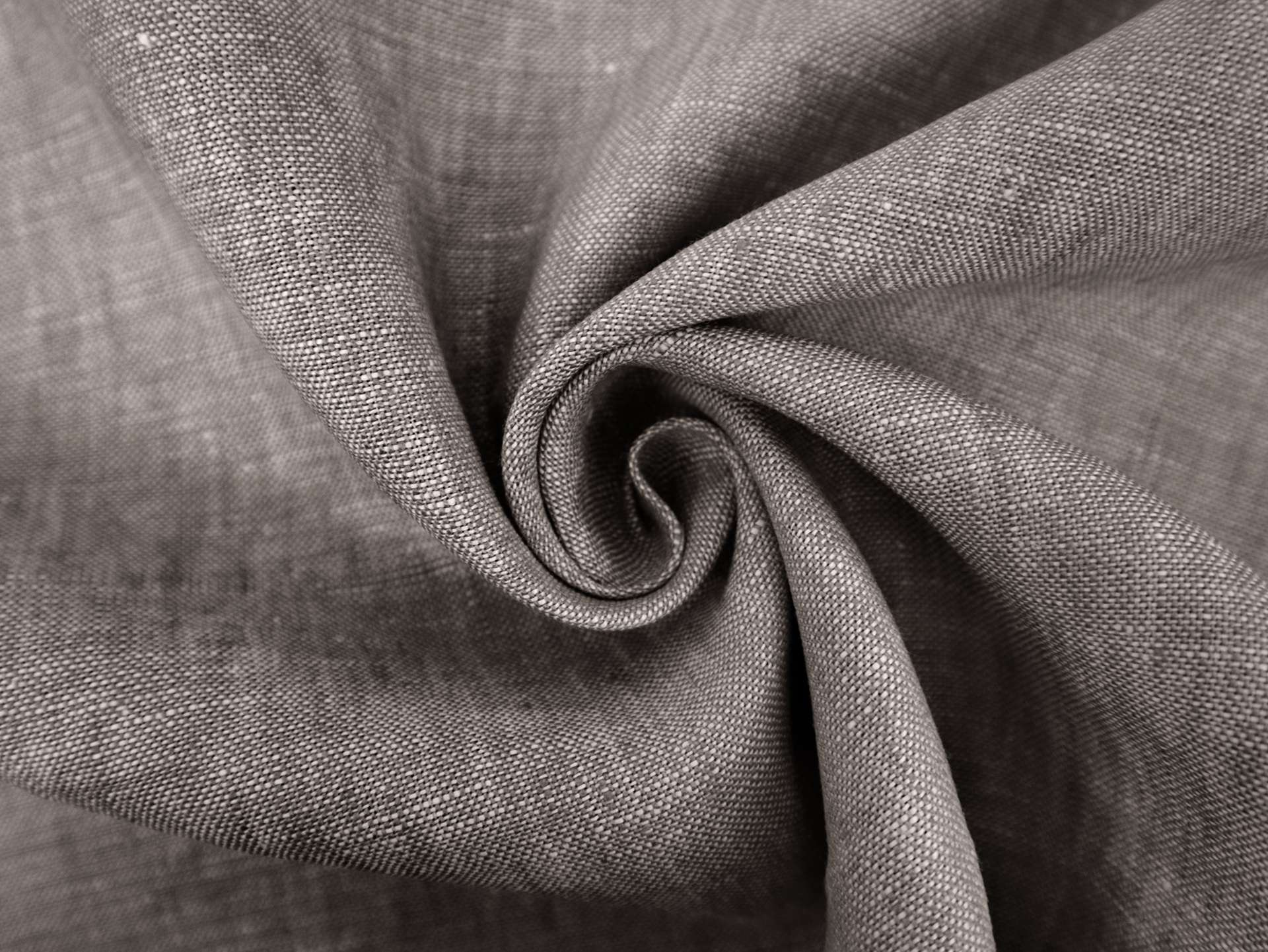 9.5 oz Upholstery Linen in Smoke Grey