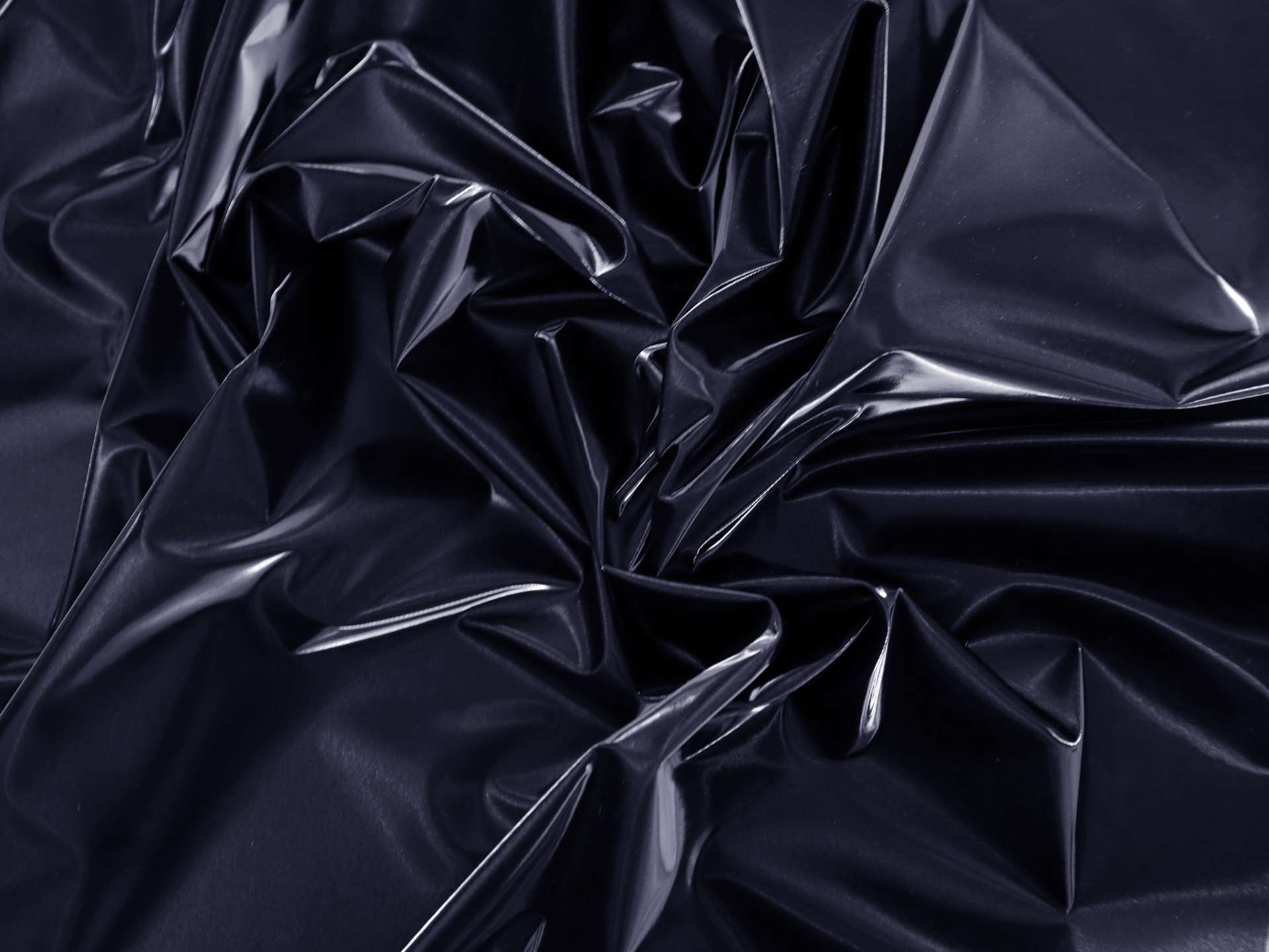 Stretch Satin-Look Vinyl in Mischievous Navy