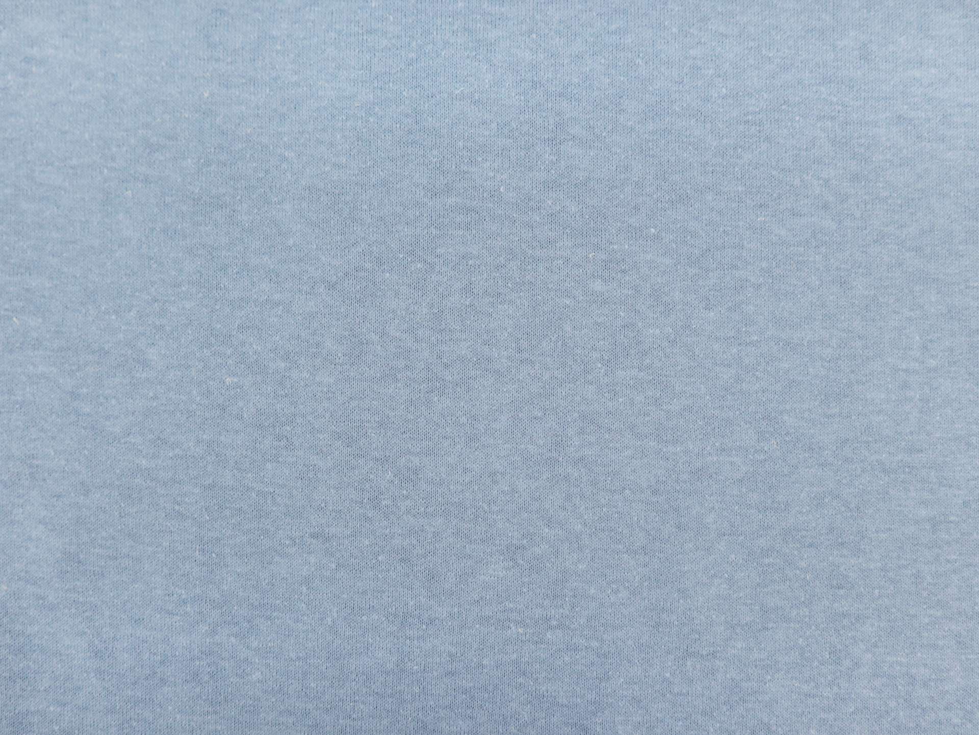 Hemp, Cotton & Bamboo Sweatshirt Fleece in Light Denim