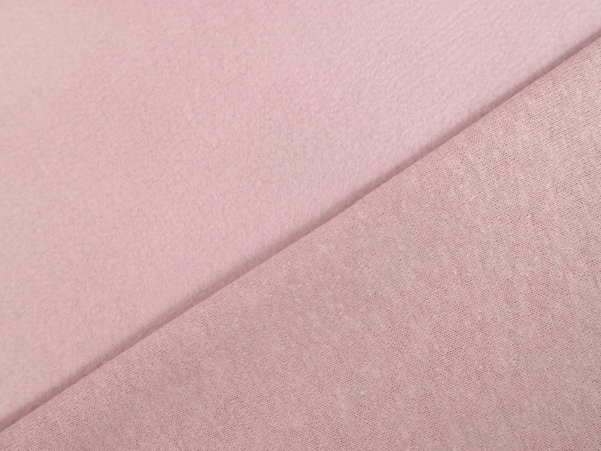 Hemp, Cotton & Bamboo Sweatshirt Fleece in Blush