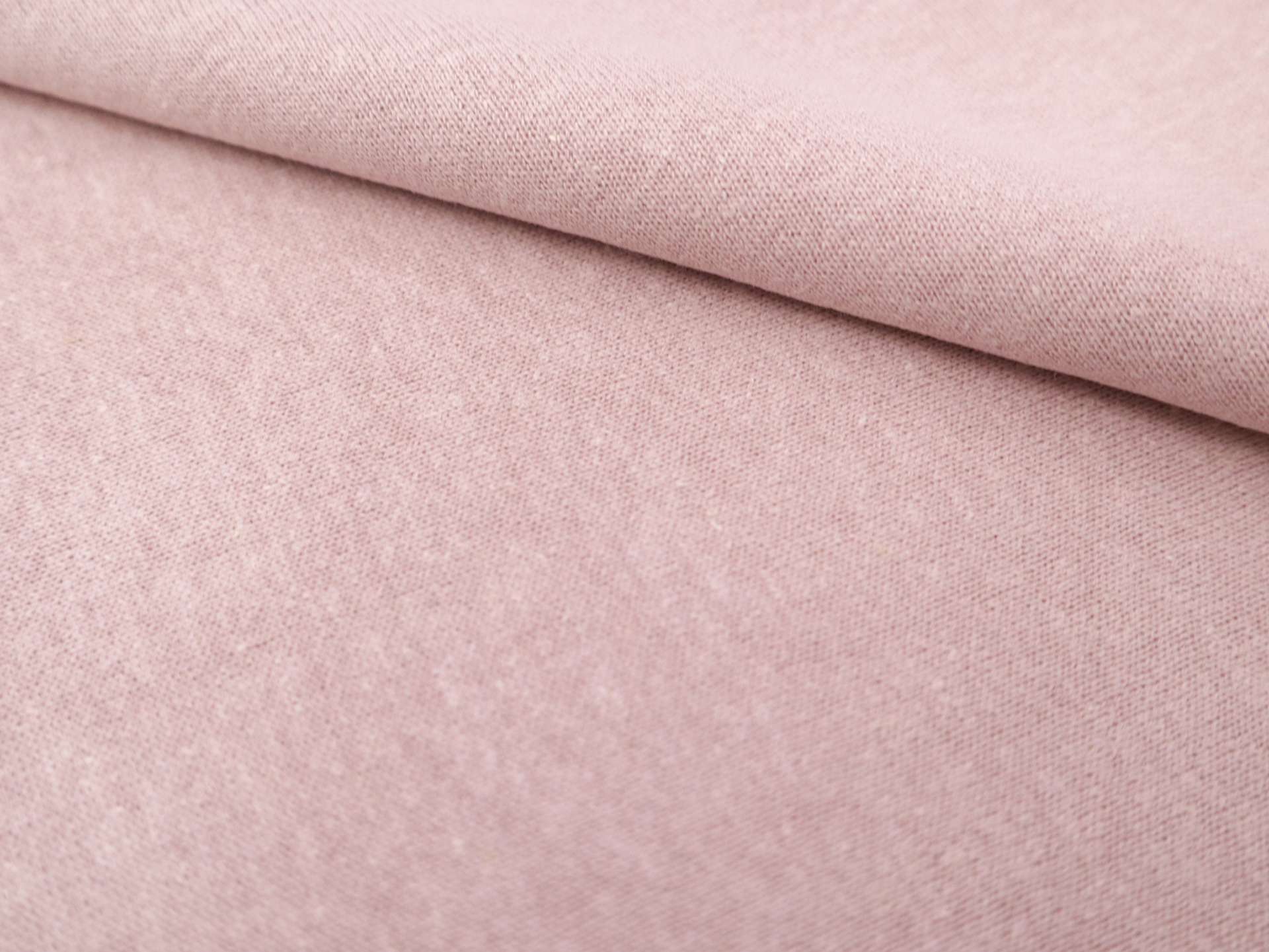 Hemp, Cotton & Bamboo Sweatshirt Fleece in Blush