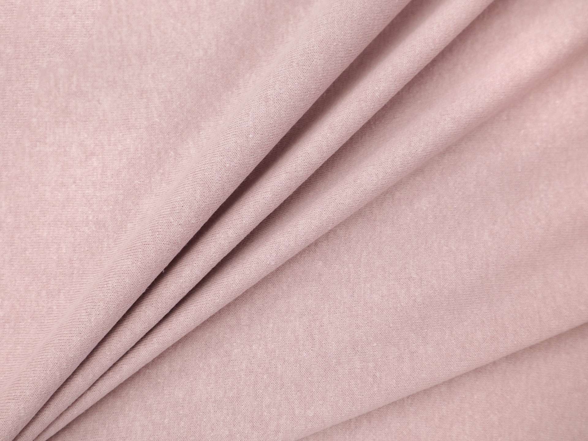 Hemp, Cotton & Bamboo Sweatshirt Fleece in Blush