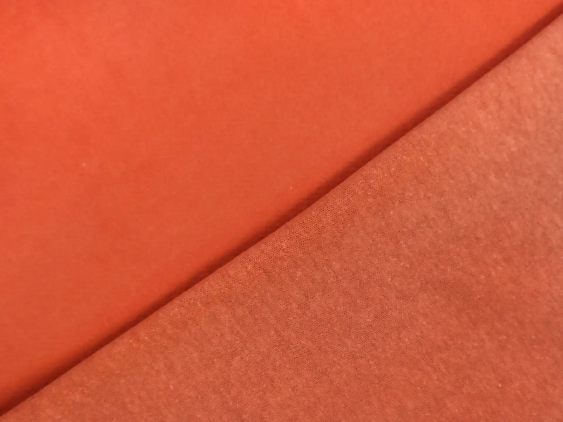 Hemp, Cotton & Bamboo Sweatshirt Fleece in Rust
