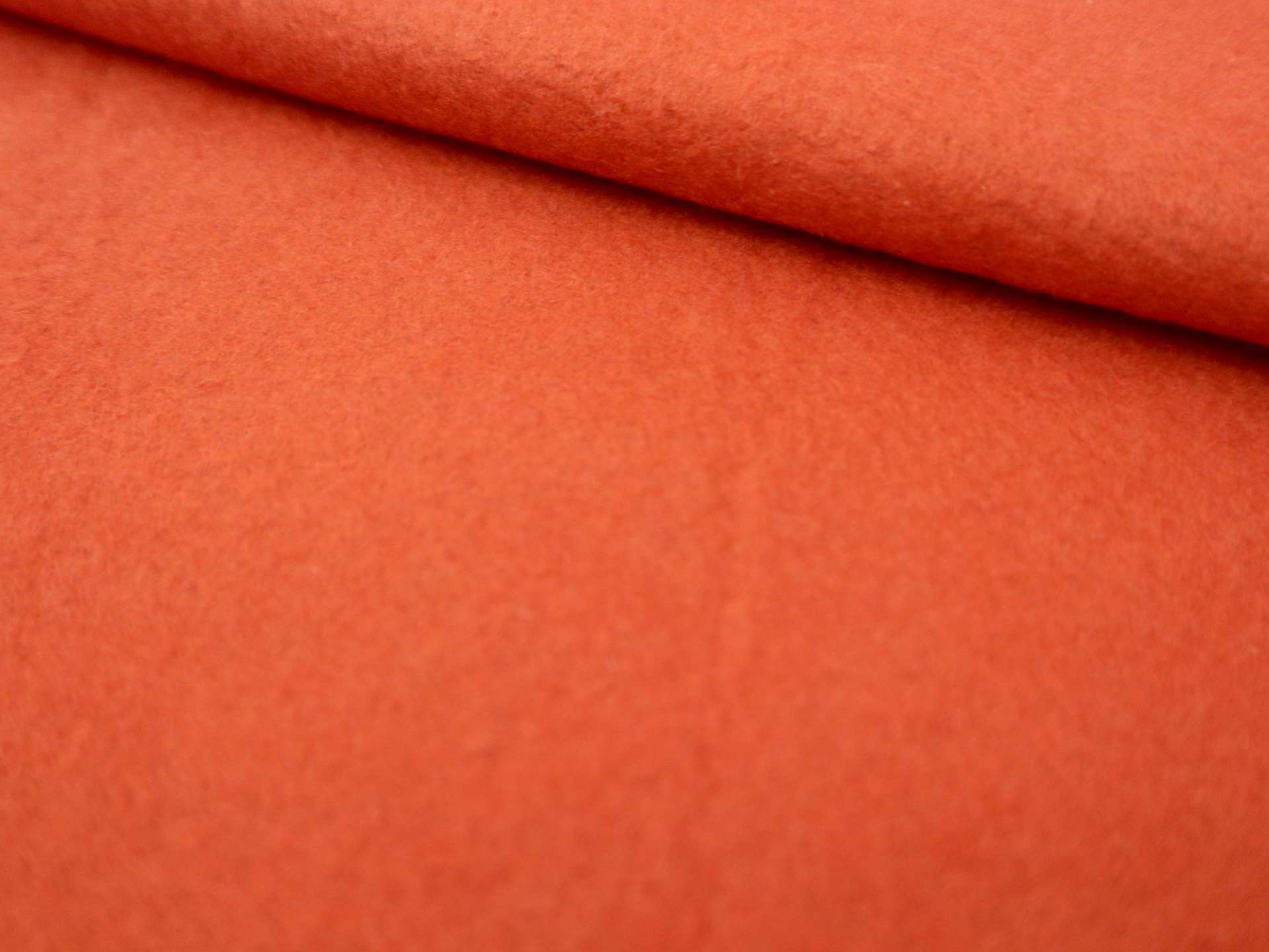 Hemp, Cotton & Bamboo Sweatshirt Fleece in Rust