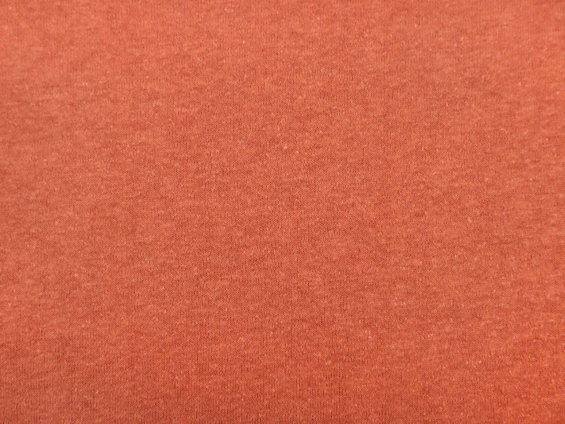 Hemp, Cotton & Bamboo Sweatshirt Fleece in Rust