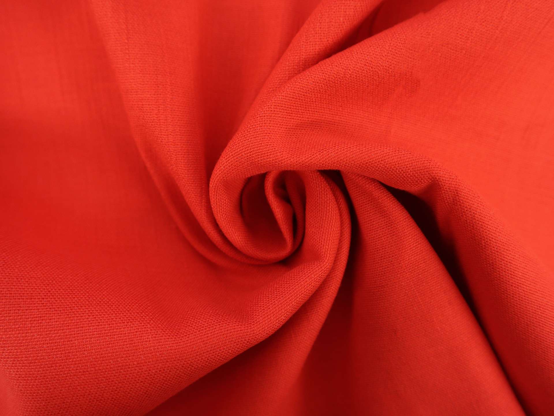 Linen Blend Doubleface Suiting in Bright Red