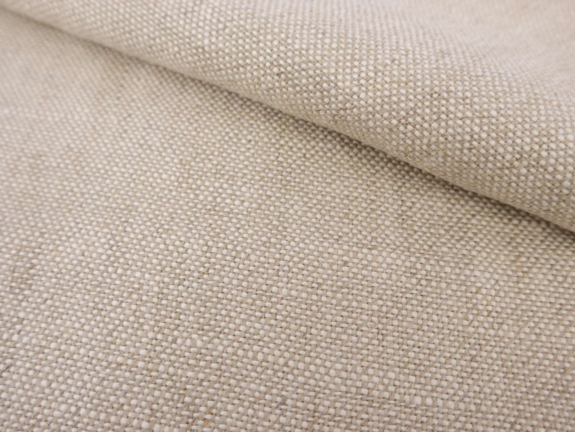 Belgian Sanforized Upholstery Linen in Oatmeal