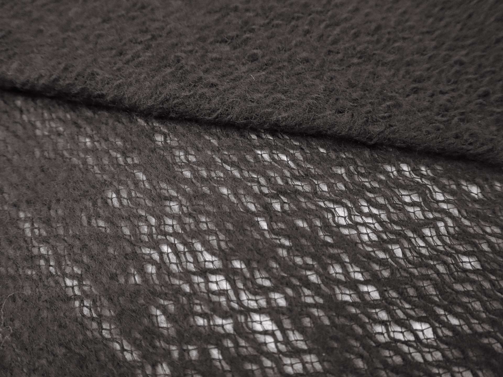 Rayon "Lambswool" Interlining in Black