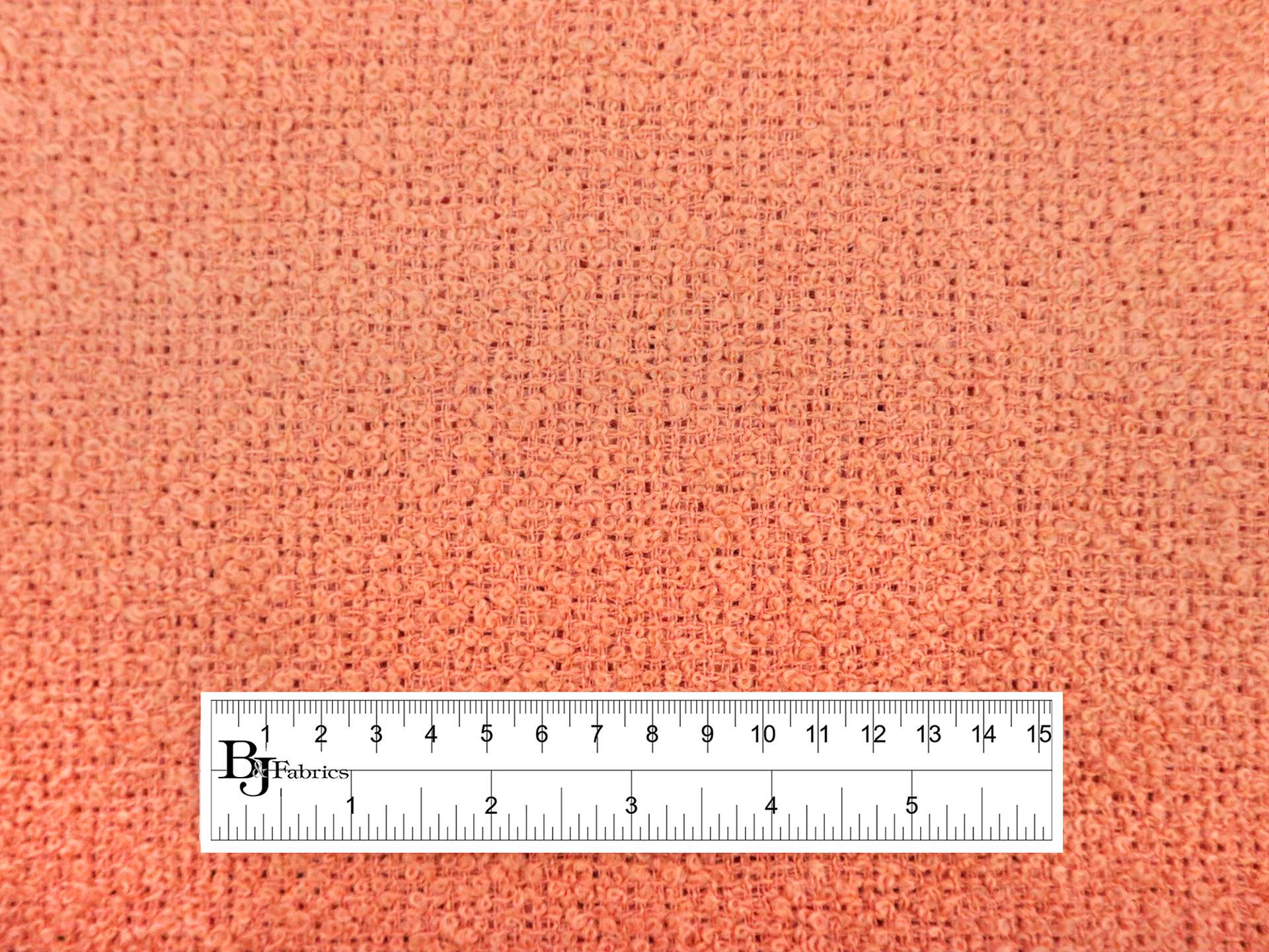 Wool Bouclé in Cantaloupe