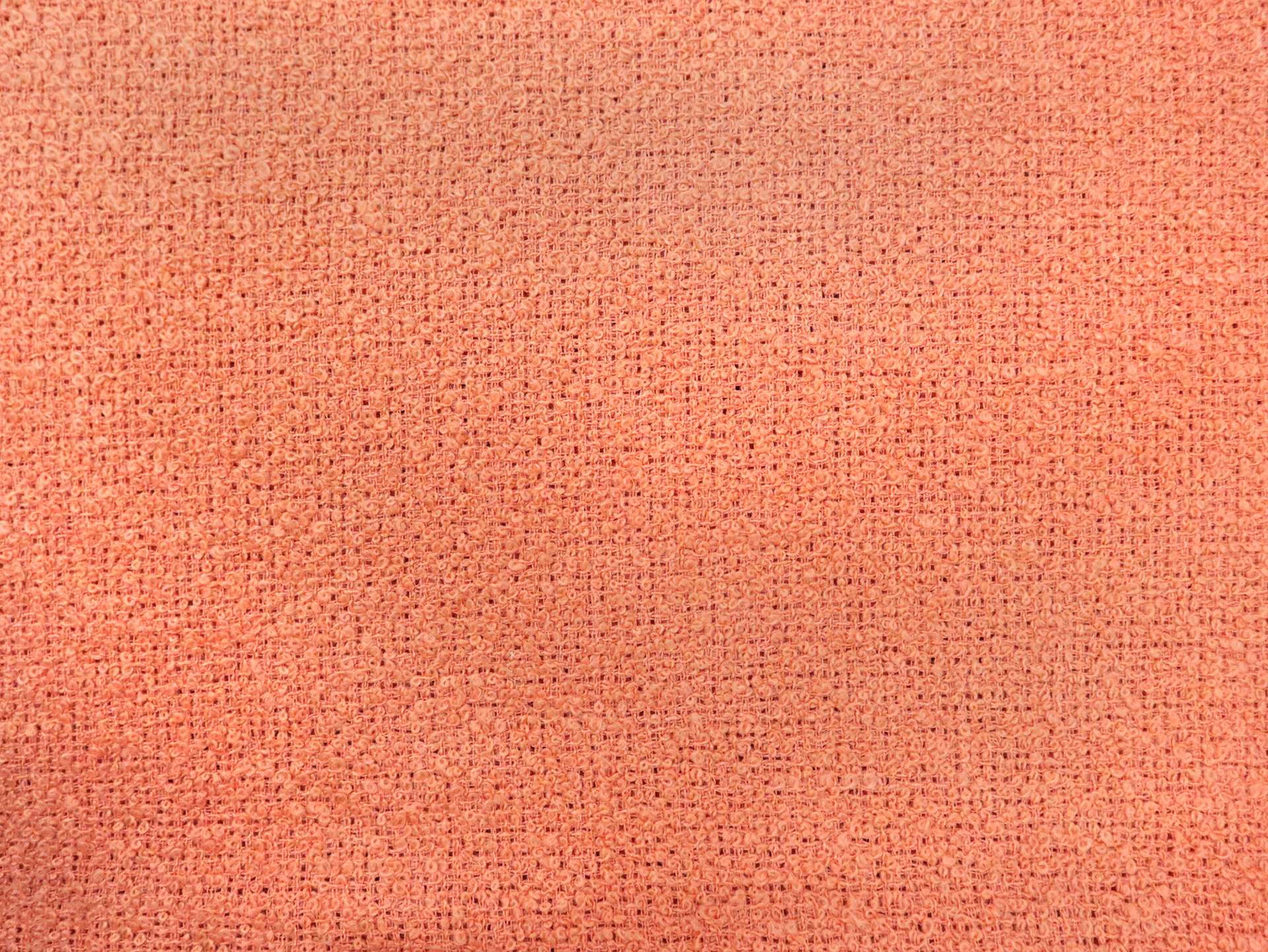 Wool Bouclé in Cantaloupe