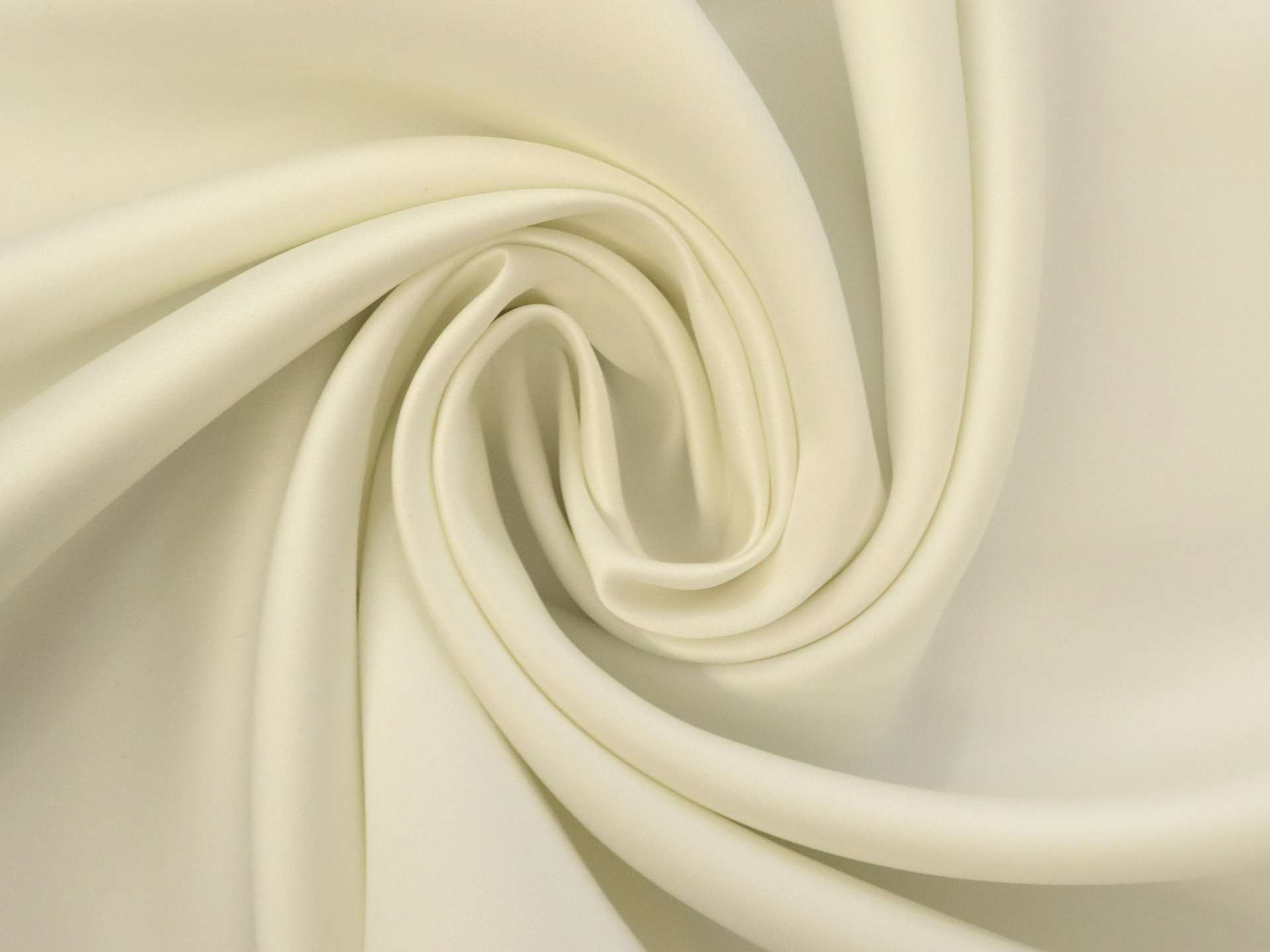Polyester Double Face Twill Back Satin in Pale Yellow