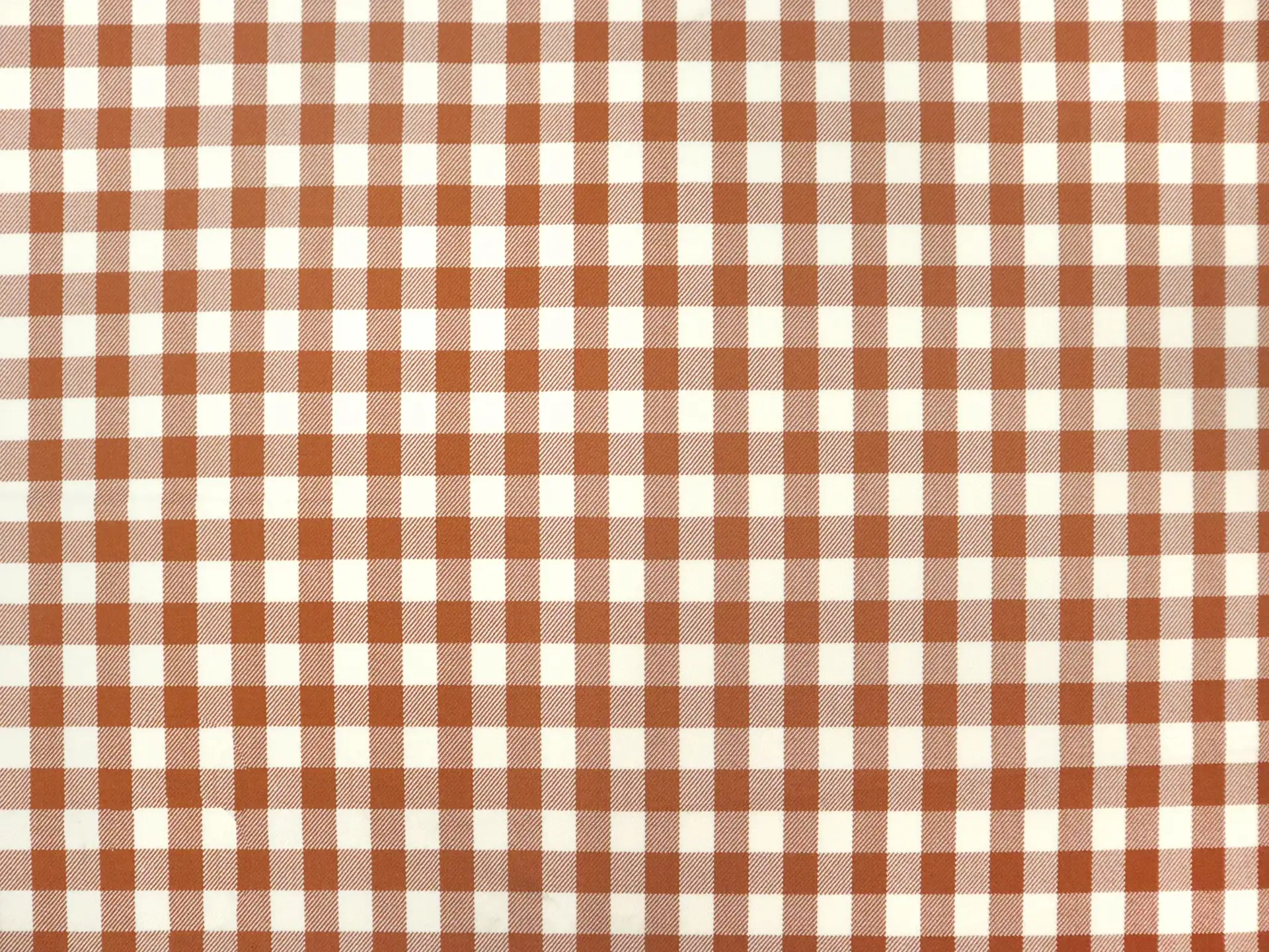 Italian Wool Shepherd's Check in Russet