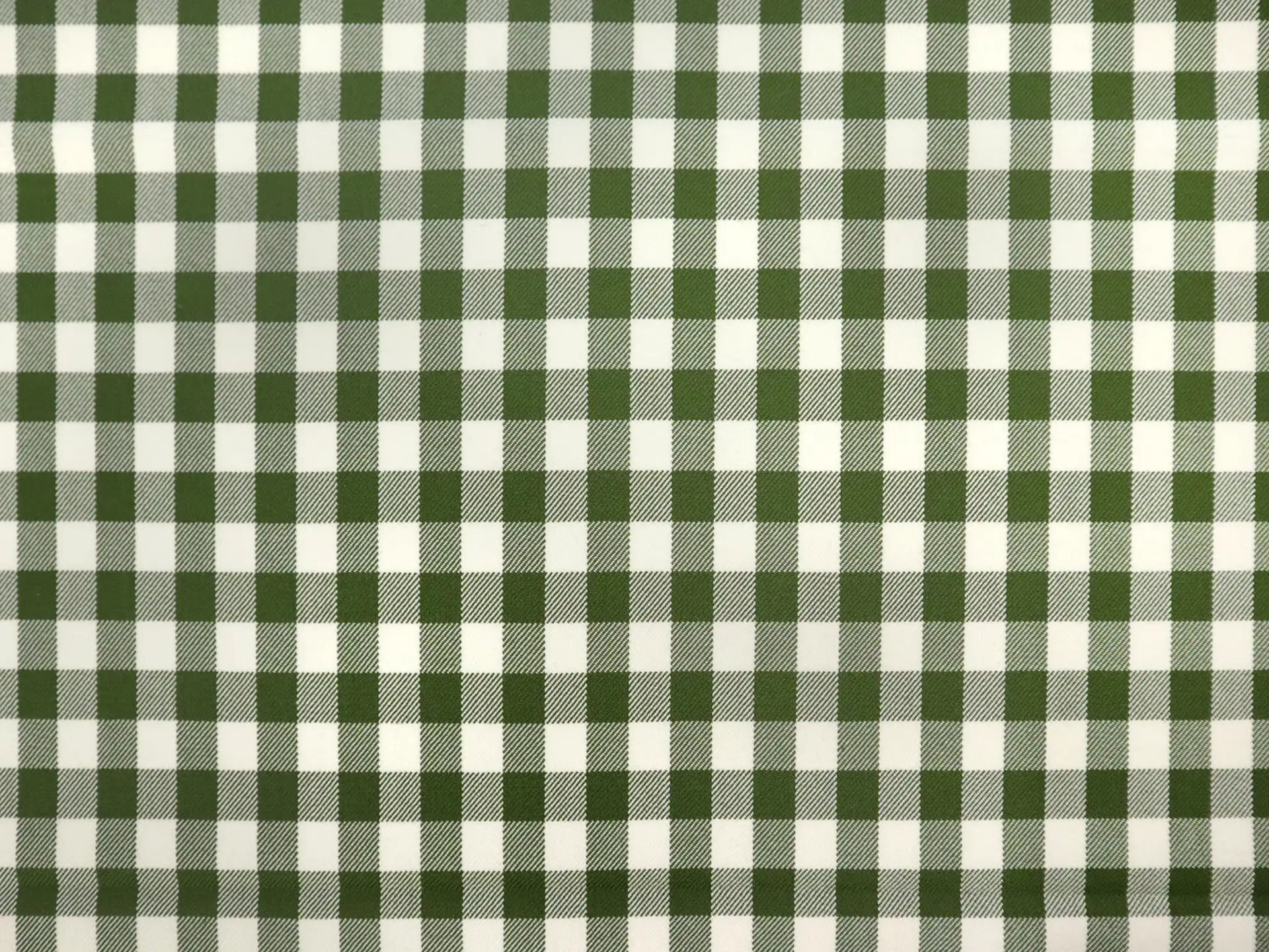 Italian Wool Shepherd's Check Suiting in Olive