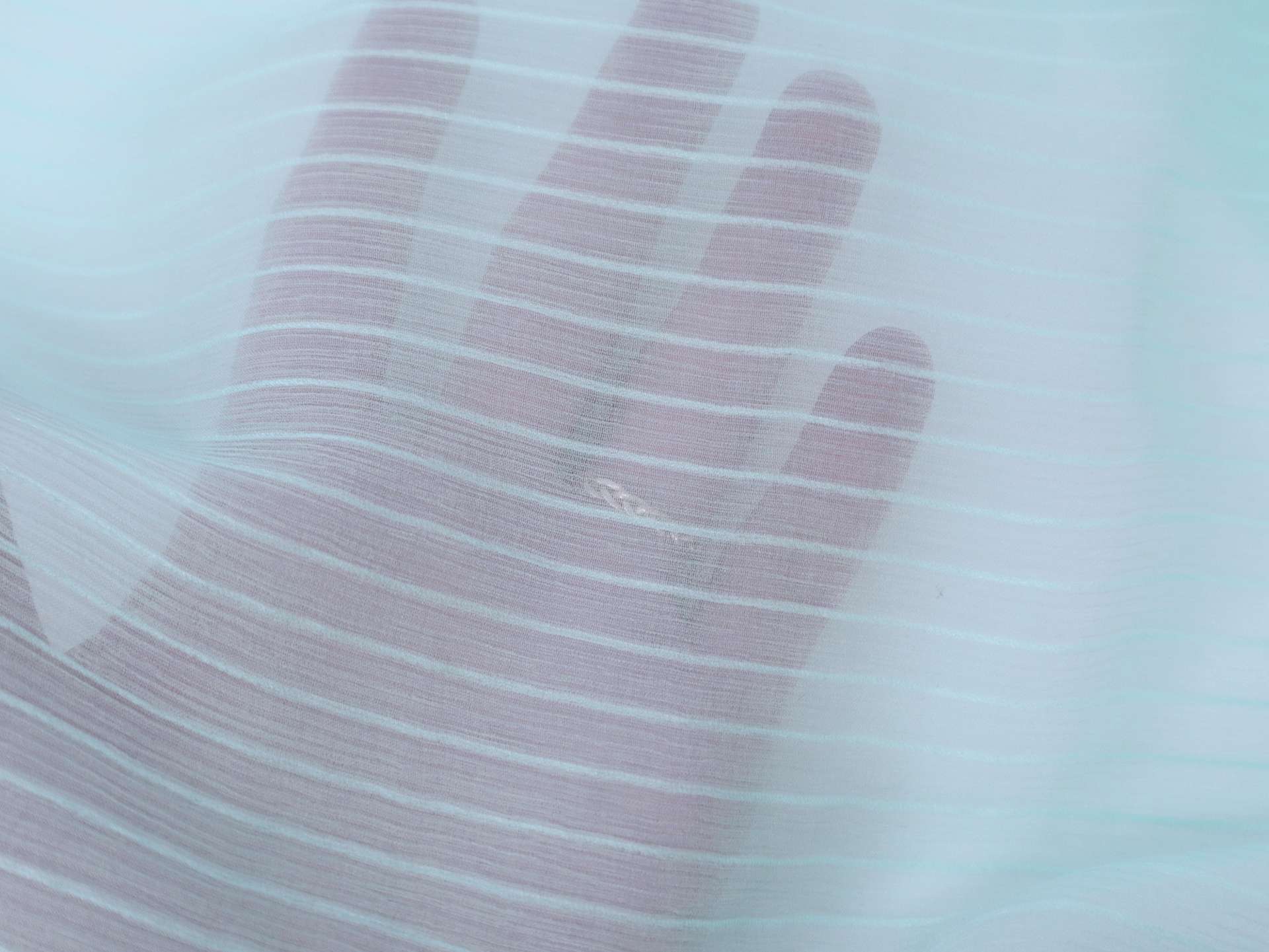 Pure Silk Chiffon Stripe