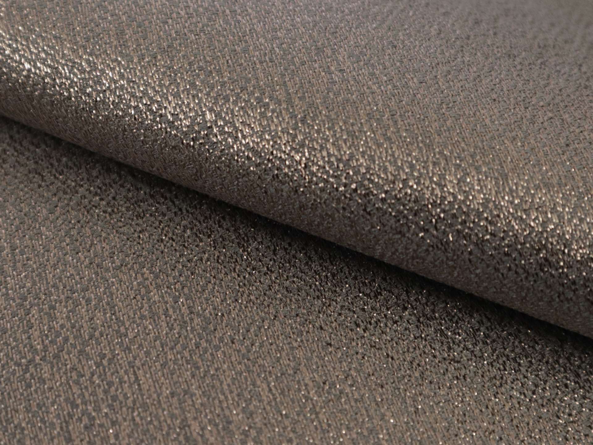 Metallic Polyester Crepe in Pewter