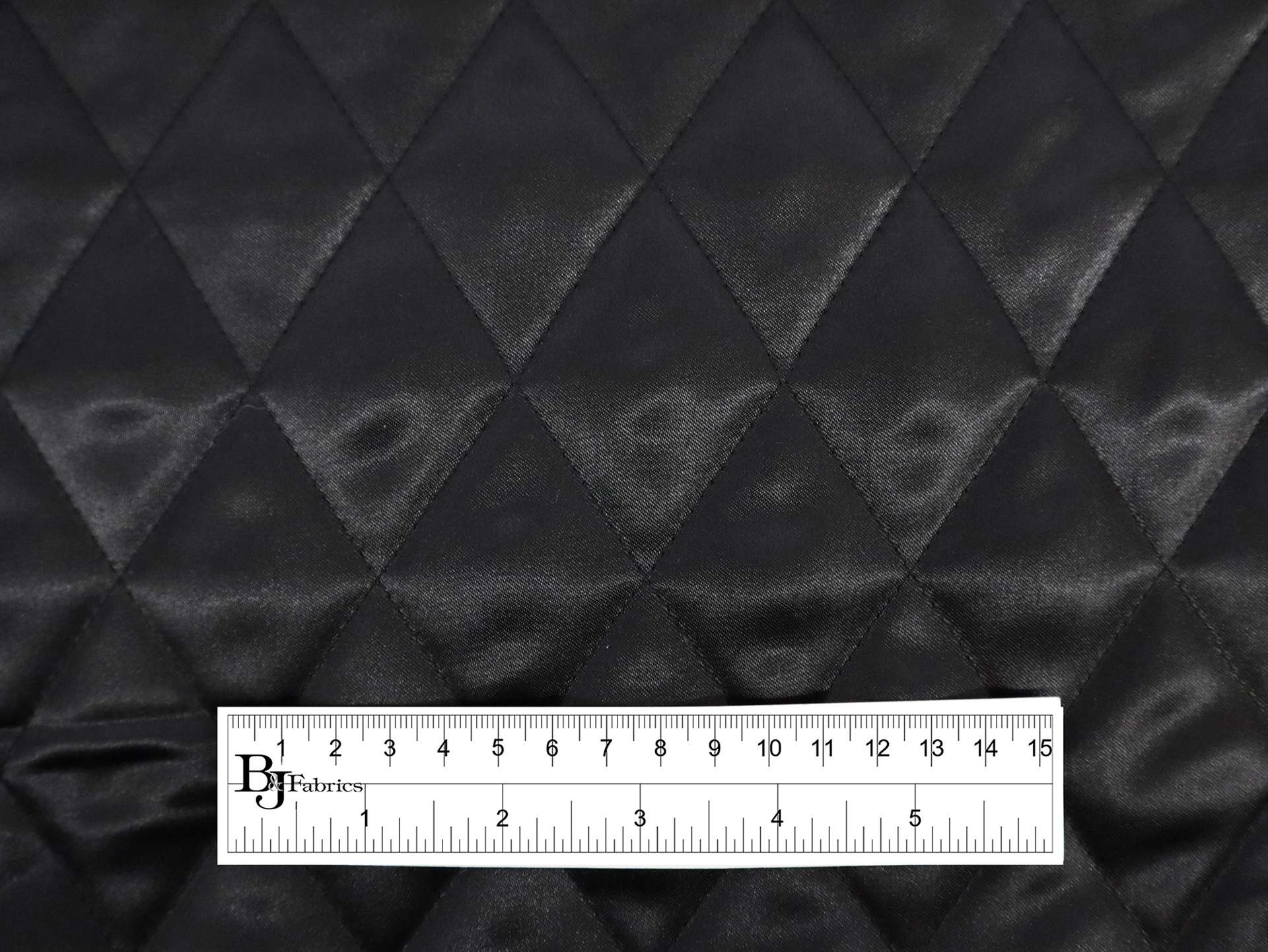 2" Diamond Quilted Lining in Black