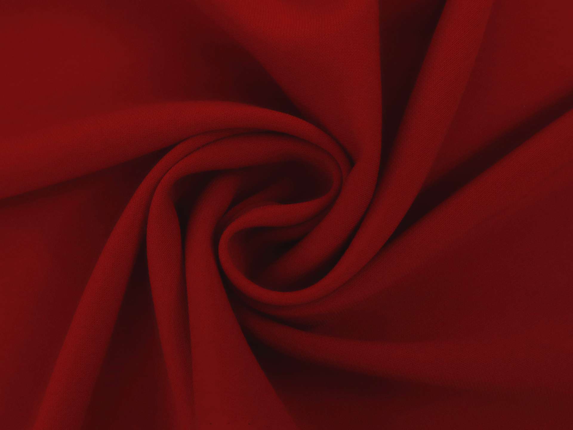 Synthetic Barathea Crepe in Red