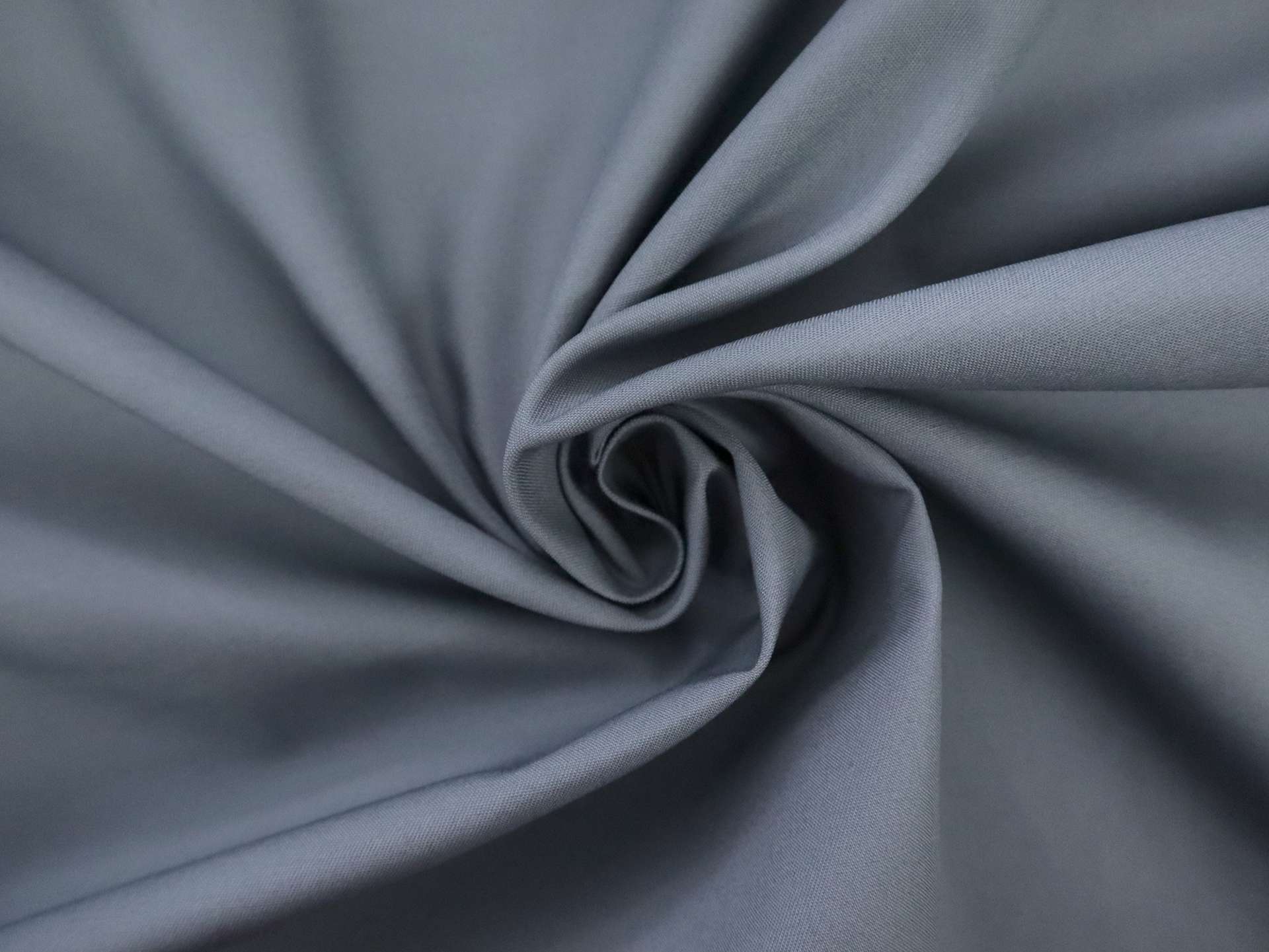Japanese Combed Cotton Fine Twill in Mineral Blue