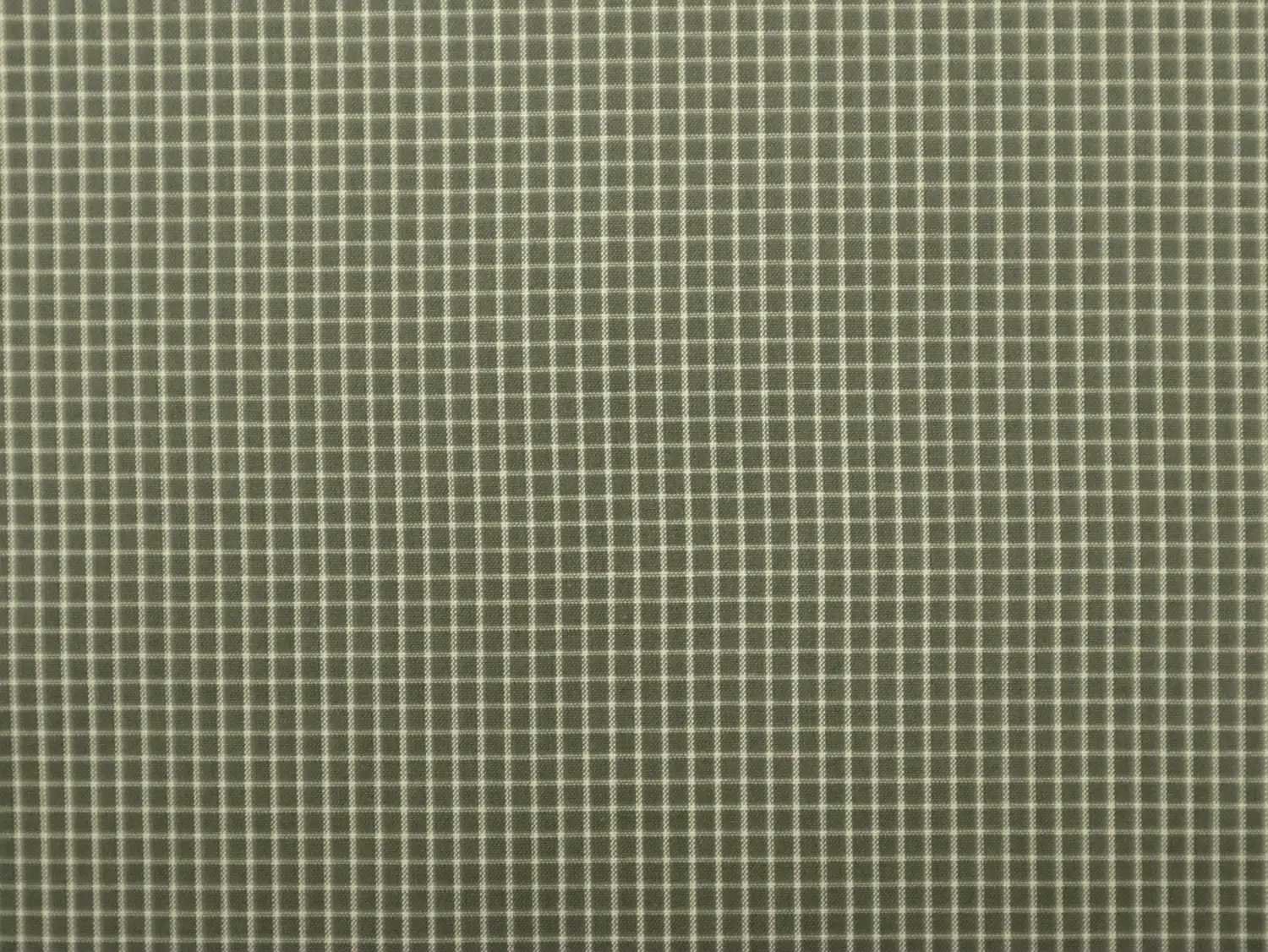 Silk Shirting with Check Pattern in Grey and White