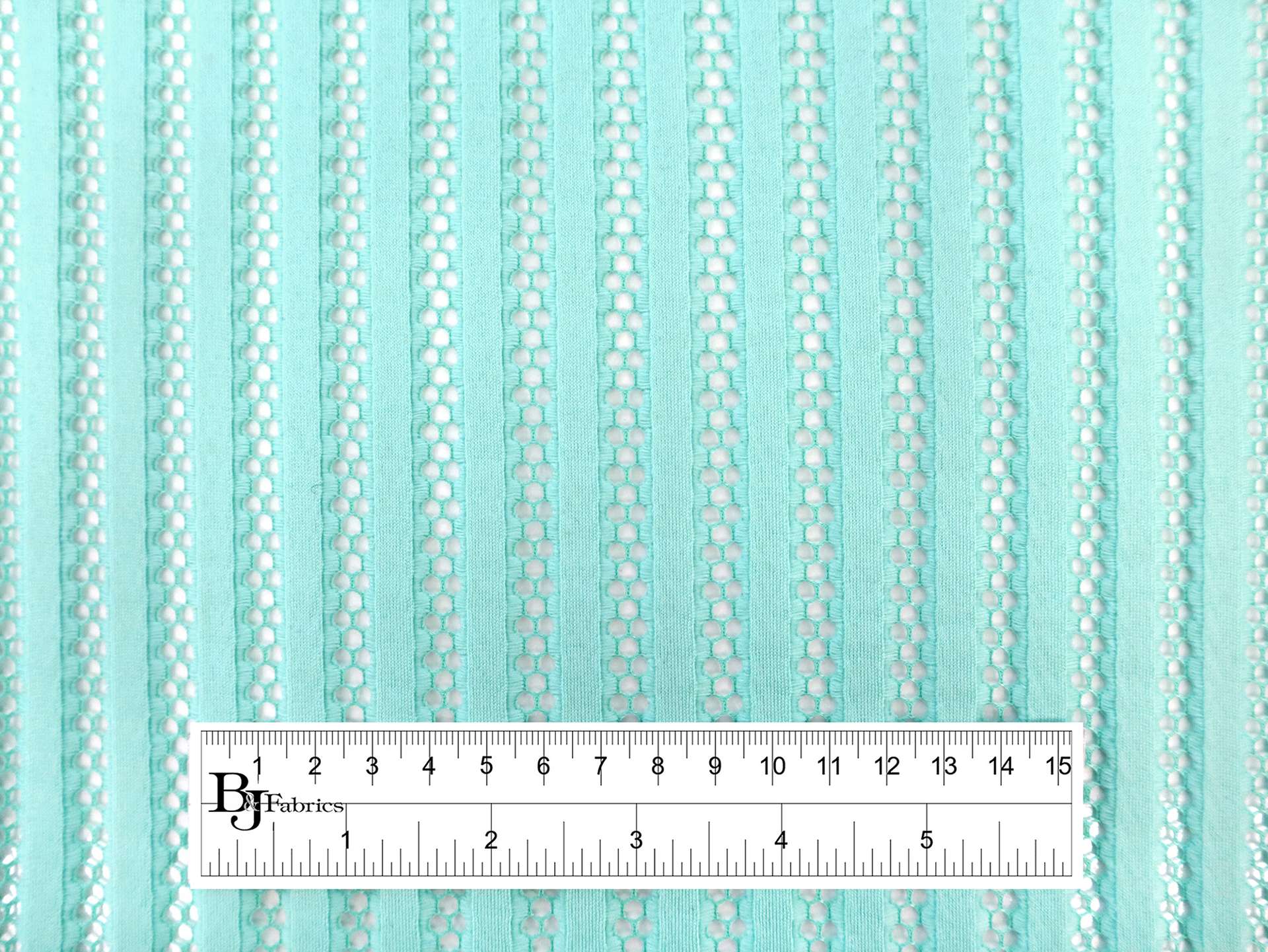 Novelty Striped Net in Mint