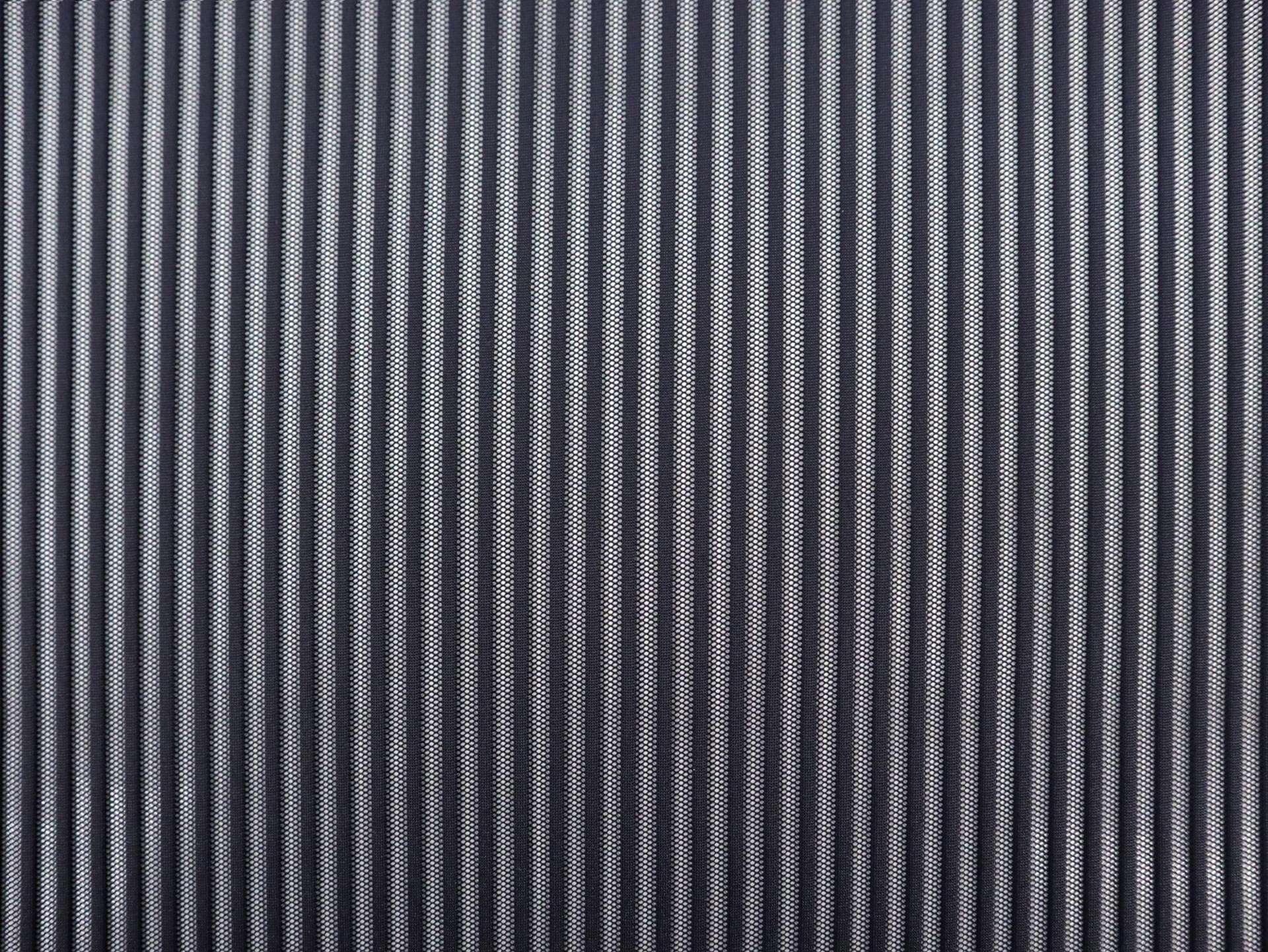 Striped Polyester Net in Midnight Navy