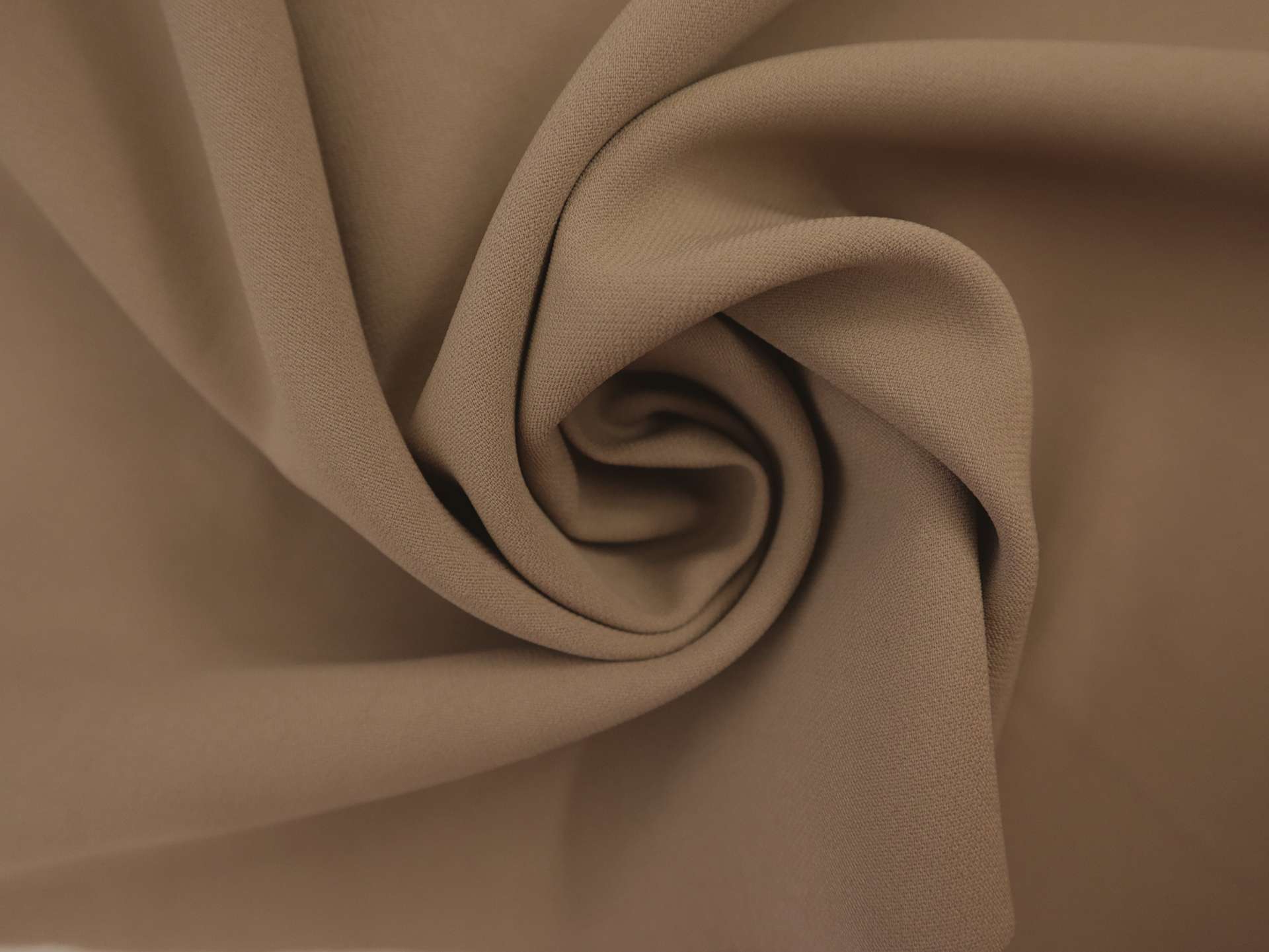 Stretch Barathea Crepe in Taupe