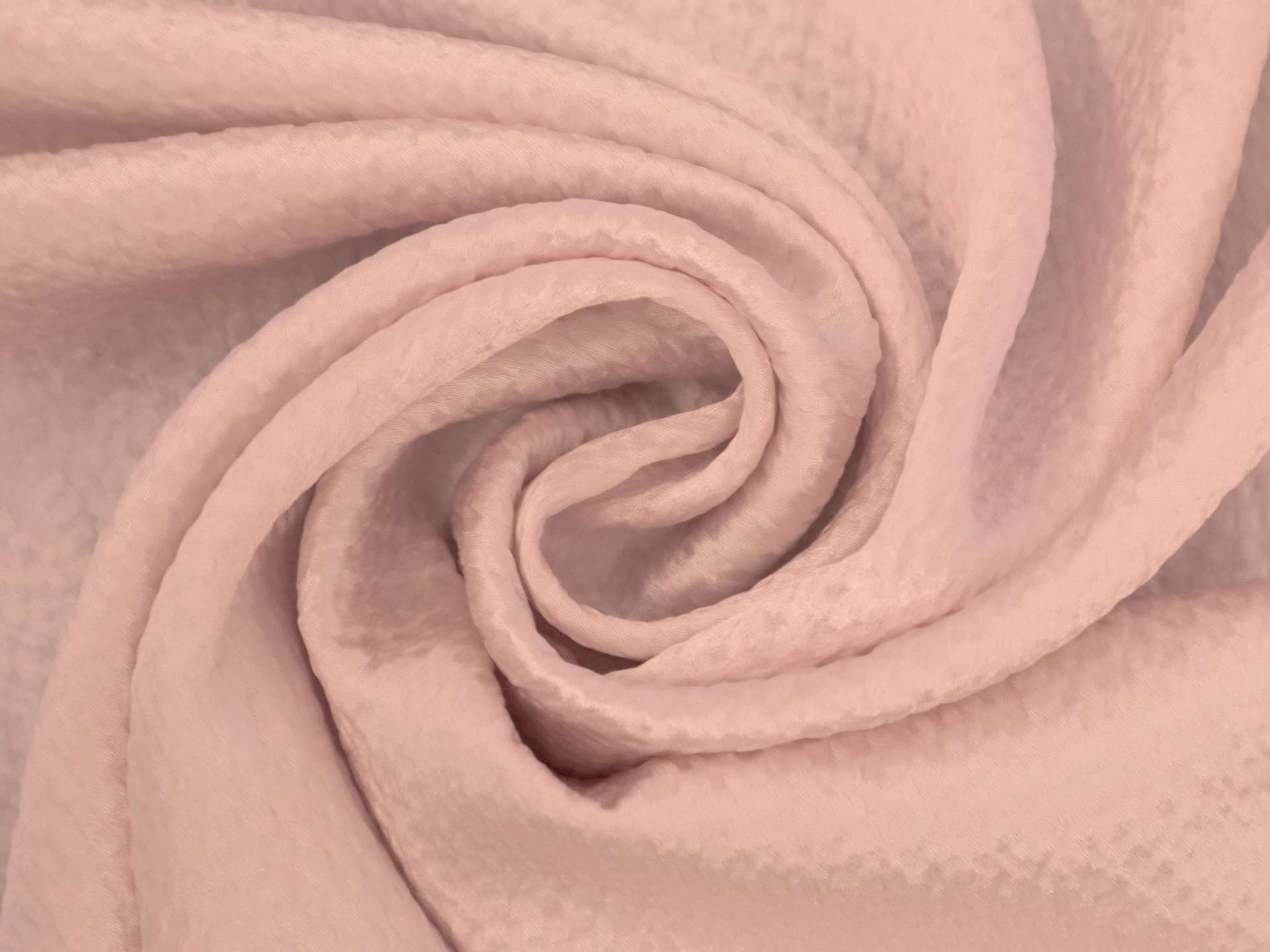 Hammered Silk Satin in Pale Pink