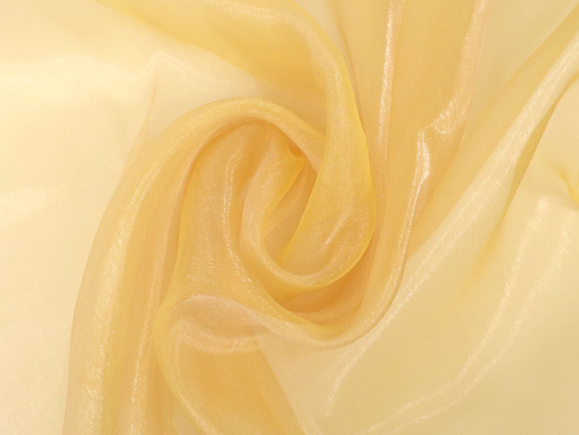 Sparkle Sheer Organza in Goldenrod