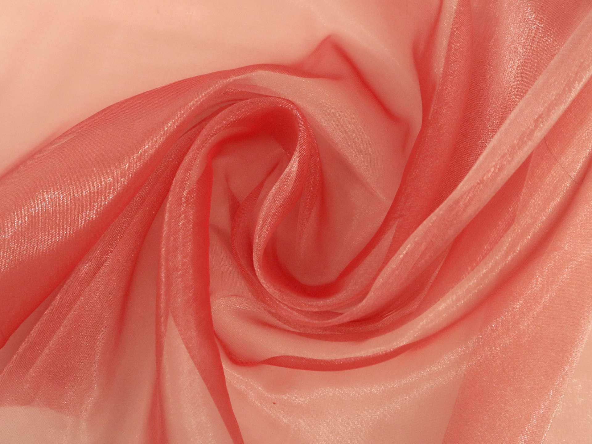 Sparkle Sheer Organza in Red