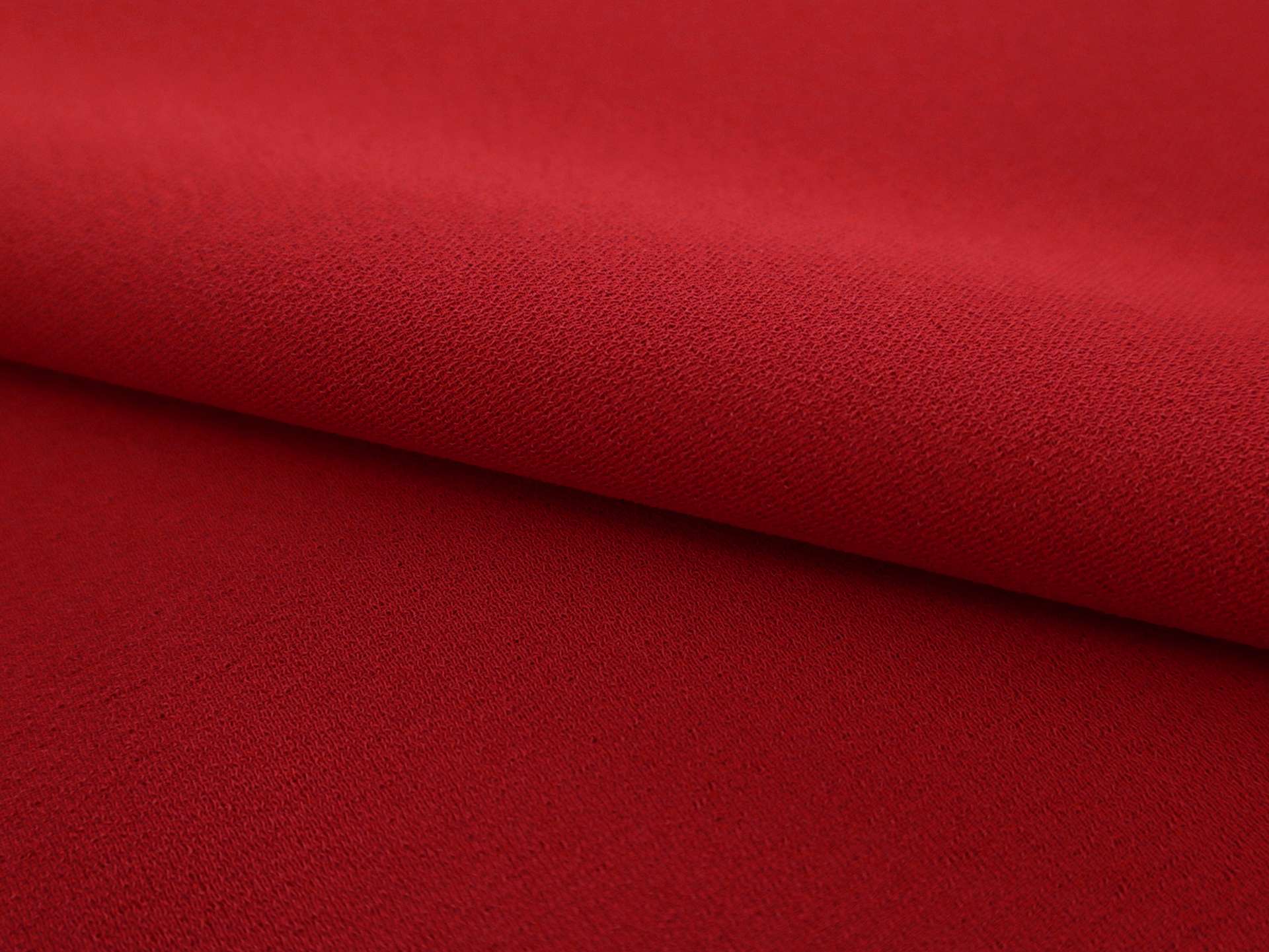 Italian Silk Marocain Crepe in Red