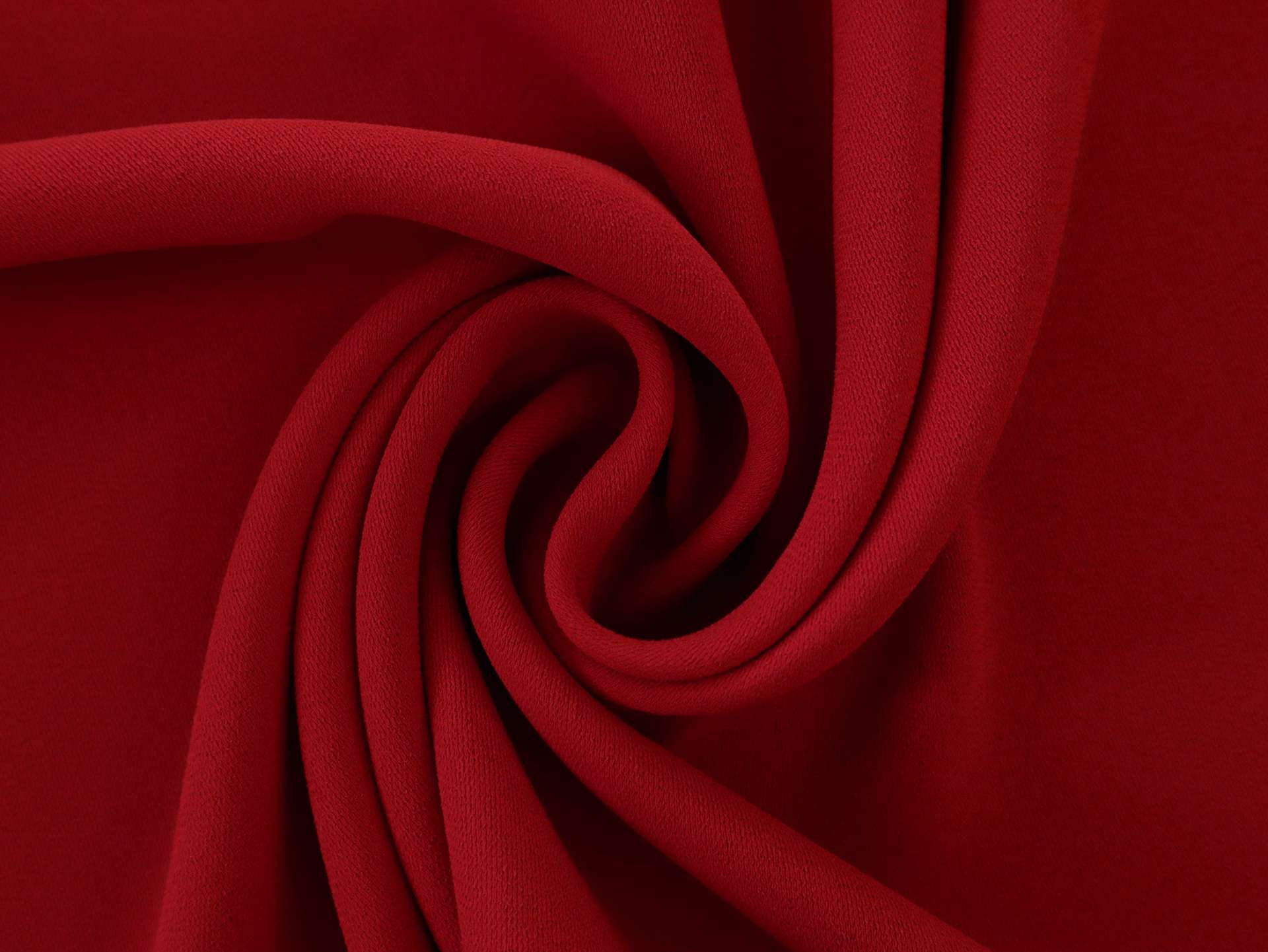 Italian Silk Marocain Crepe in Red